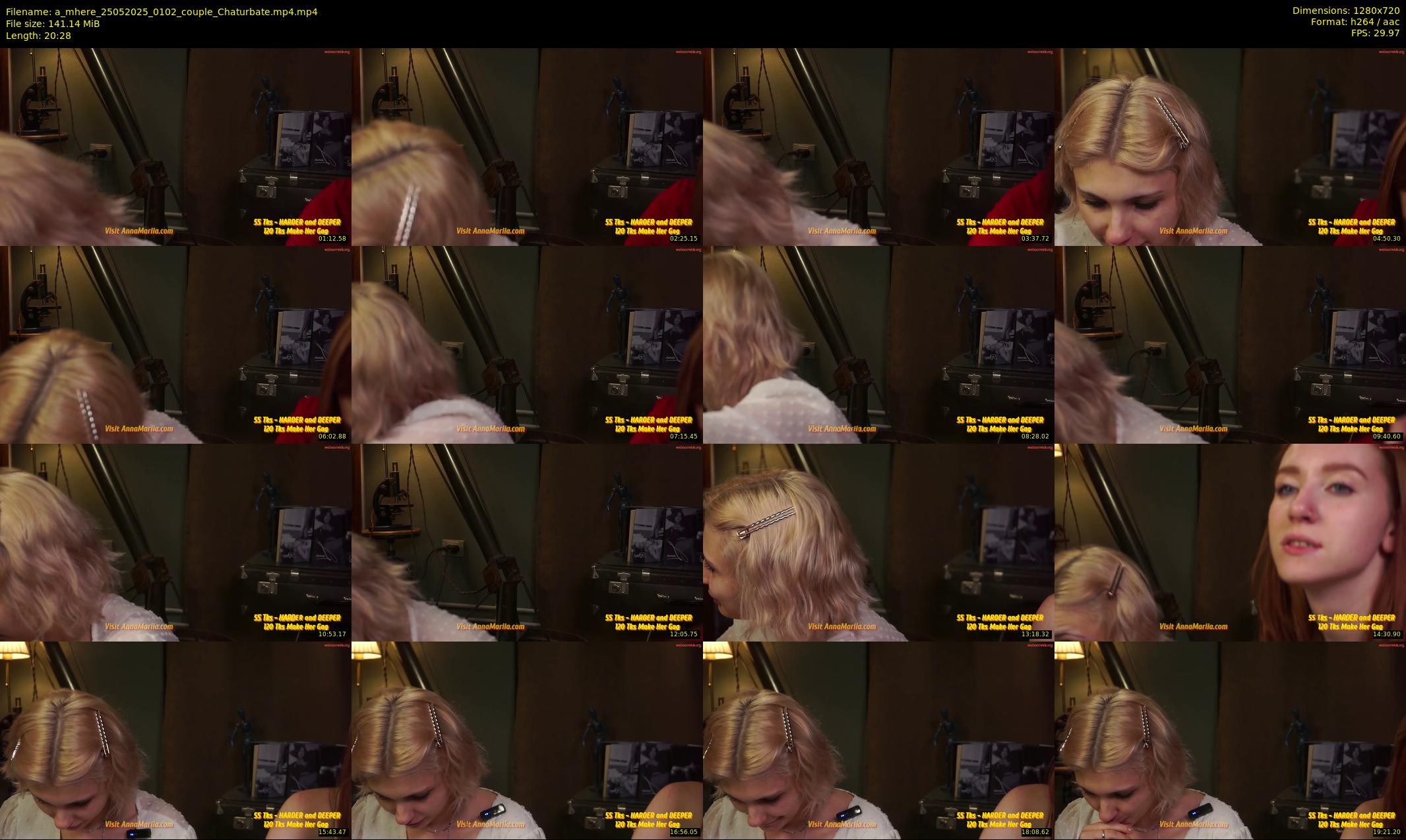 a_mhere — 21 minute Chaturbate couple cam show recording, 720p, May 25, 2025
