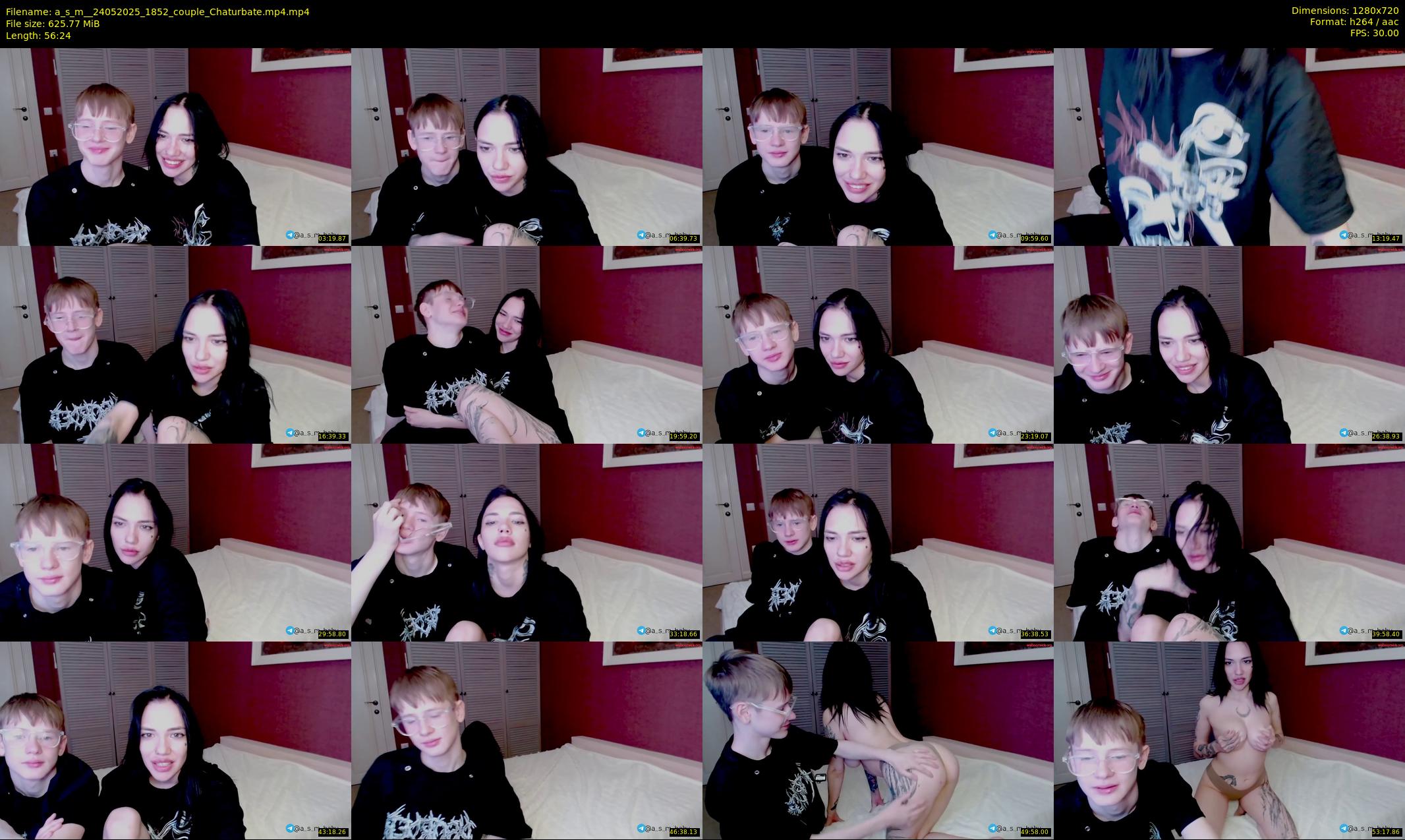 a_s_m_ — 57 minute Chaturbate couple cam show recording, 720p, May 24, 2025