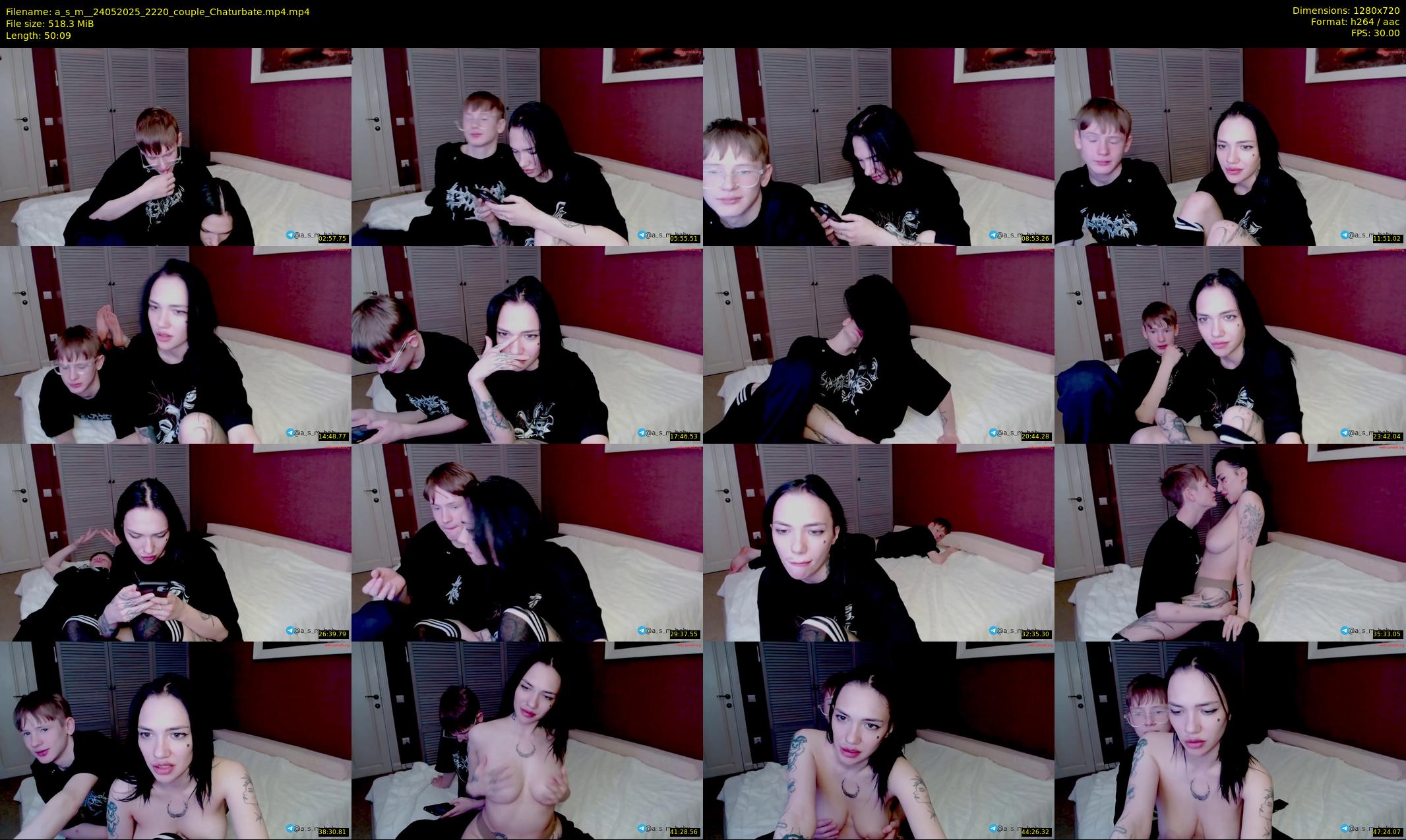 a_s_m_ — 51 minute Chaturbate couple cam show recording, 720p, May 24, 2025