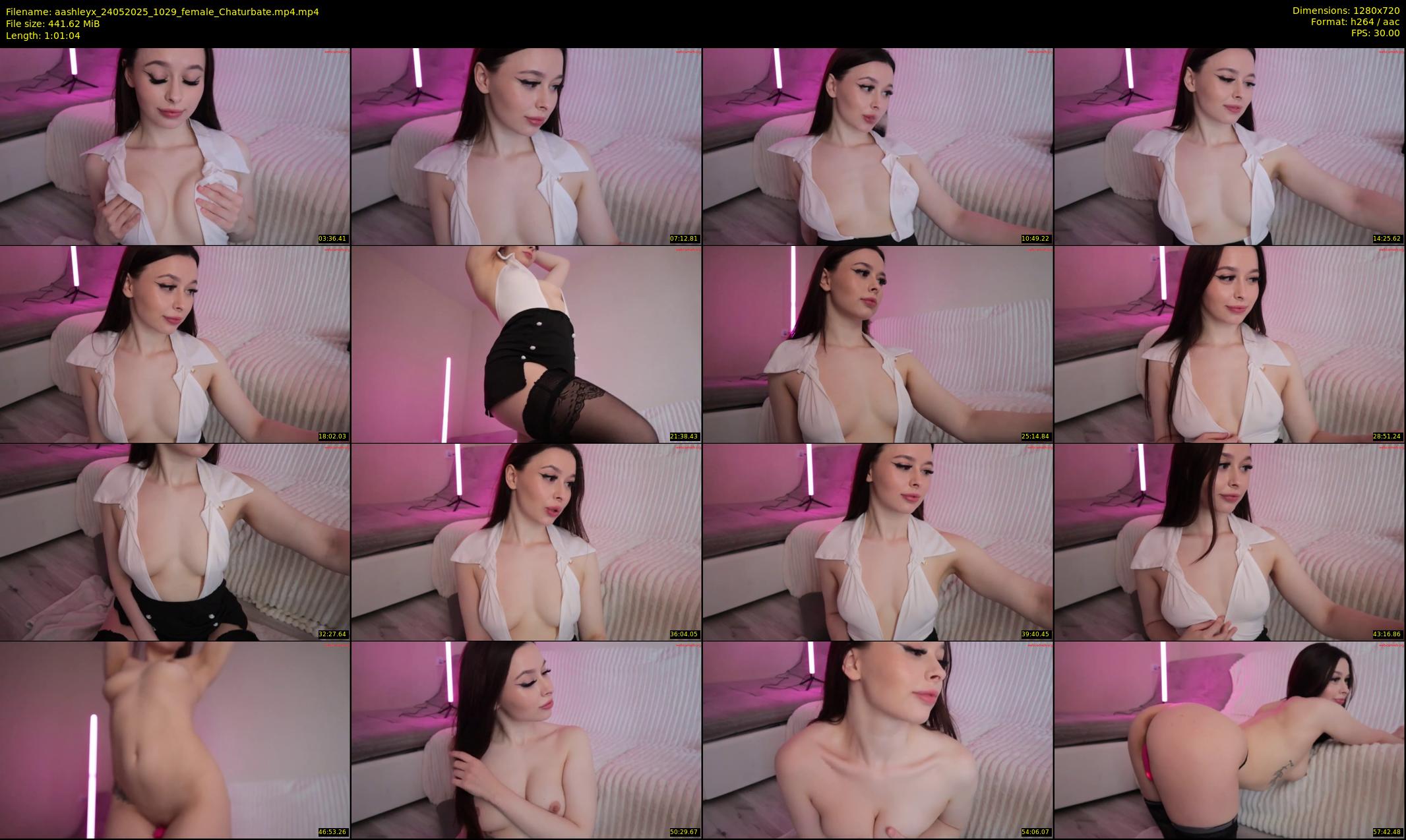 aashleyx — 62 minute Chaturbate couple cam show recording, 720p, May 24, 2025