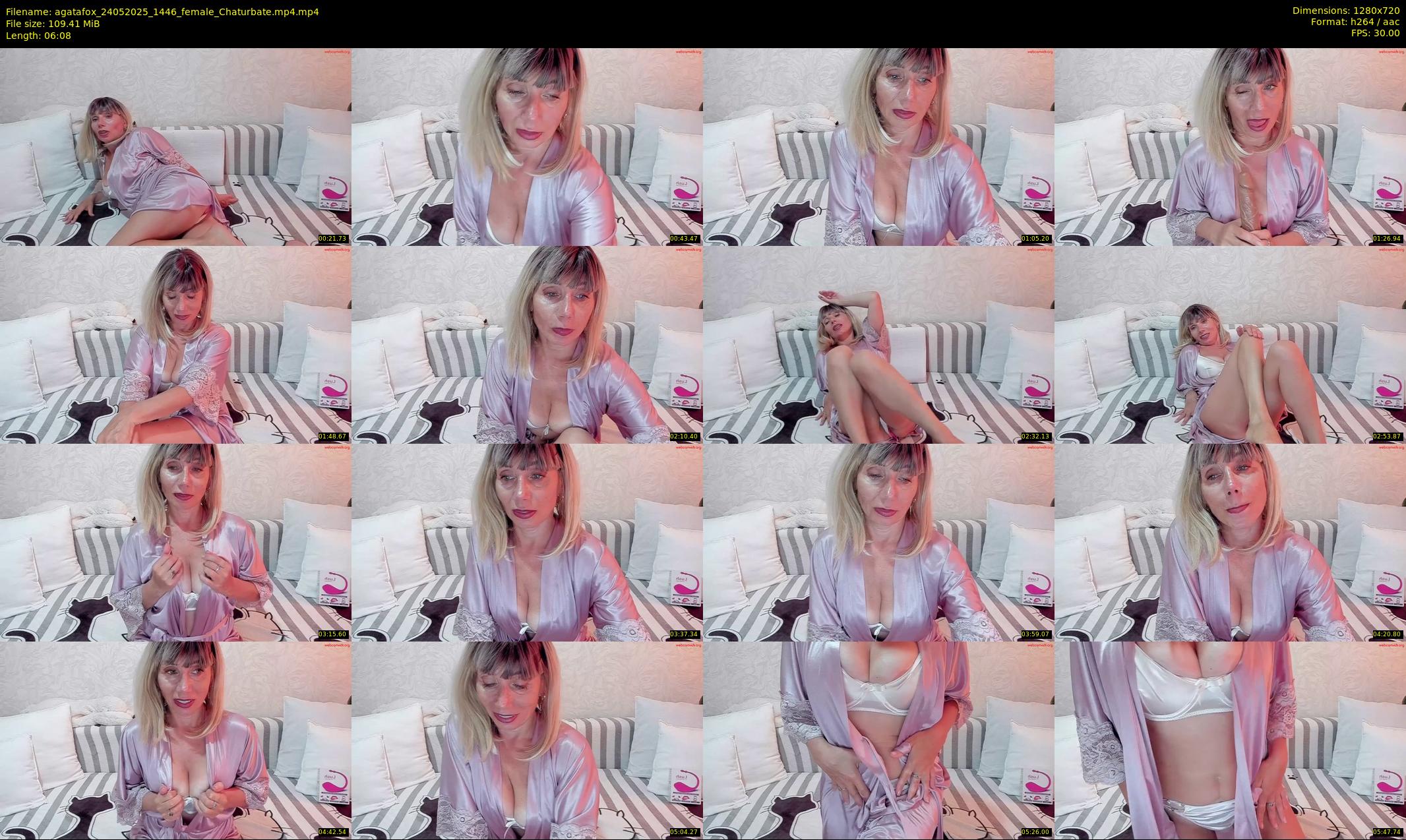 agatafox — 7 minute Chaturbate female cam show recording, 720p, May 24, 2025