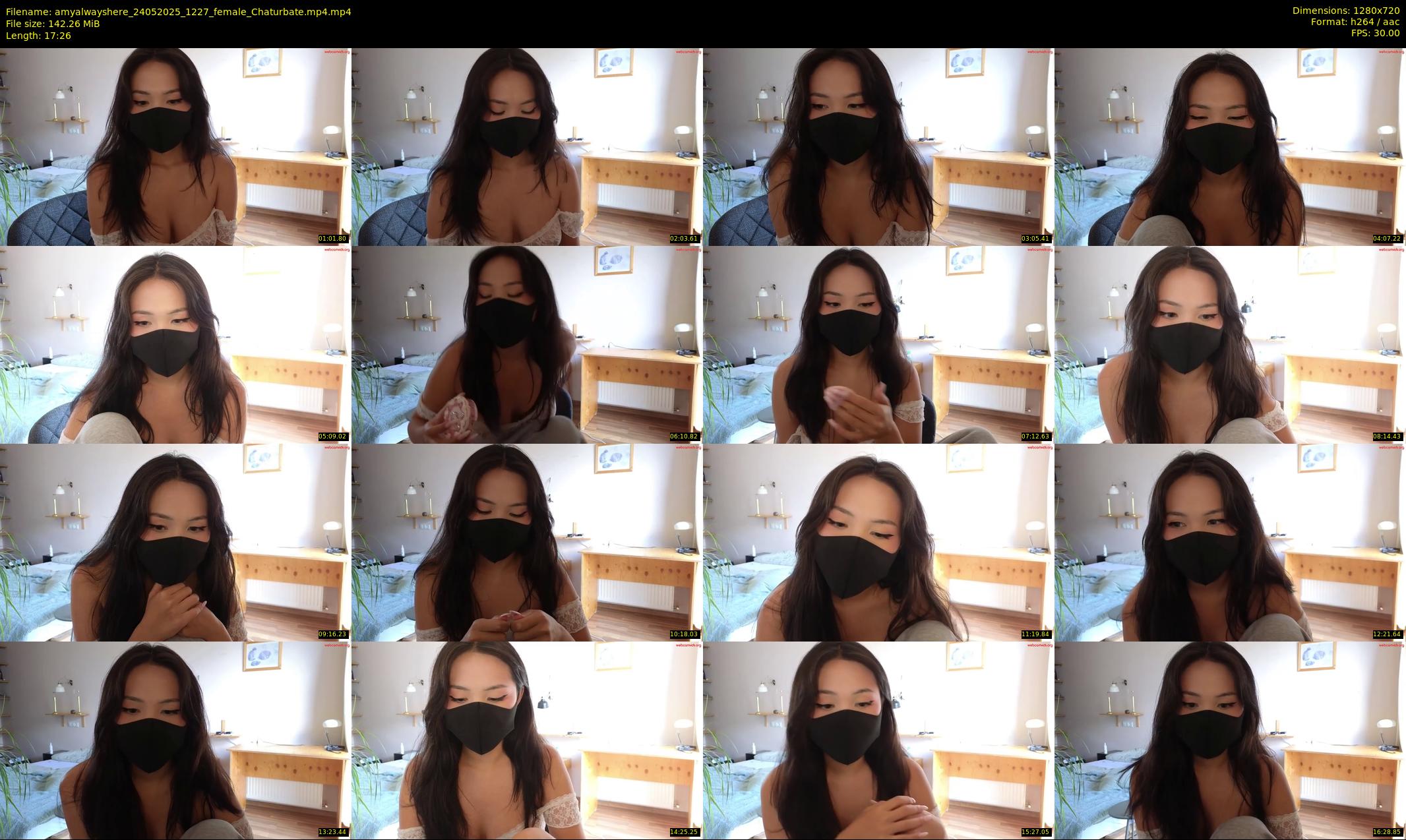 amyalwayshere — 18 minute Chaturbate female cam show recording, 720p, May 24, 2025