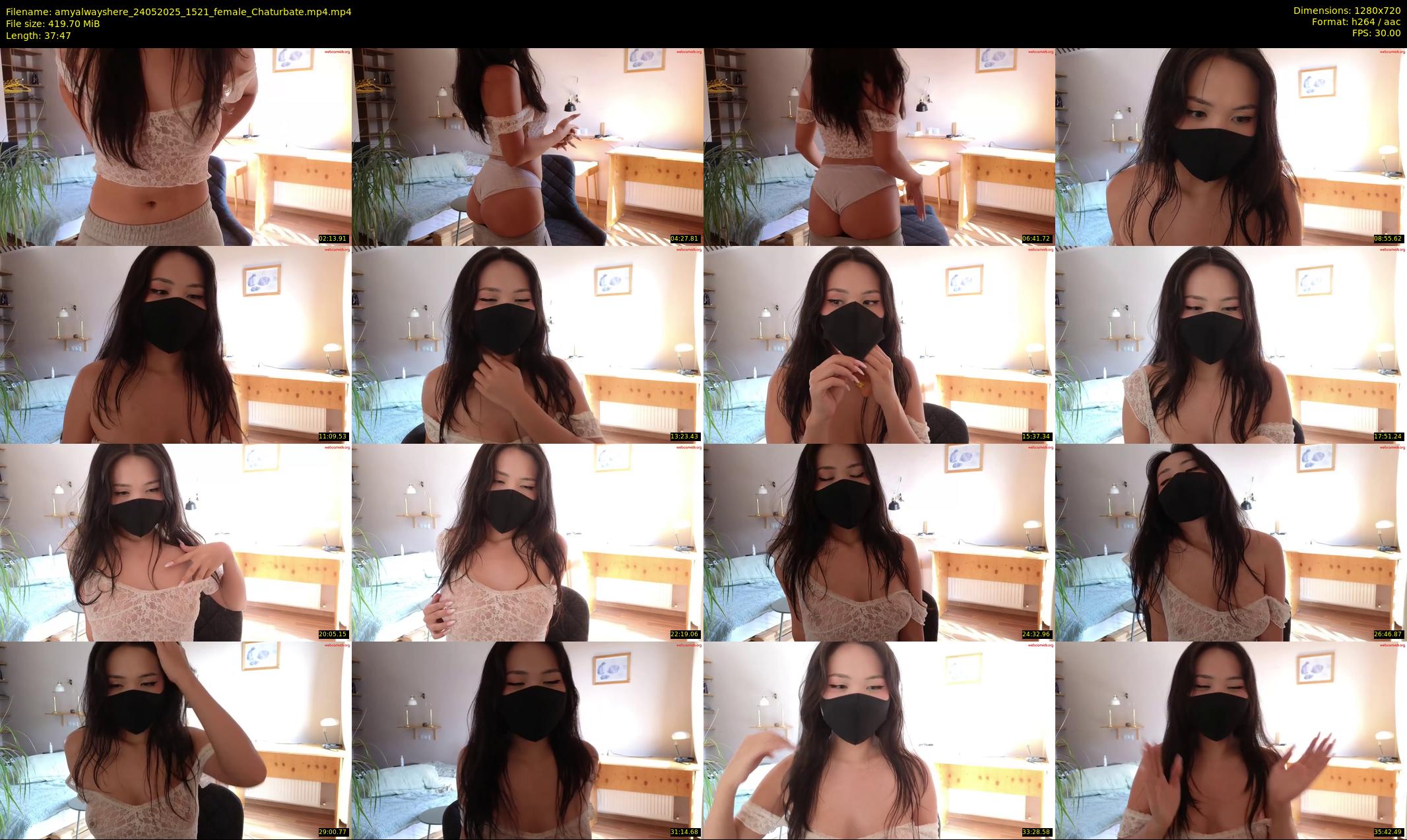 amyalwayshere — 38 minute Chaturbate female cam show recording, 720p, May 24, 2025