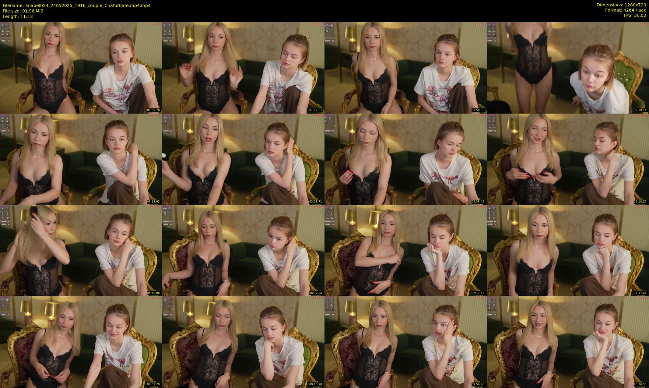 anabel054 — 12 minute Chaturbate female cam show recording, 720p, May 24, 2025