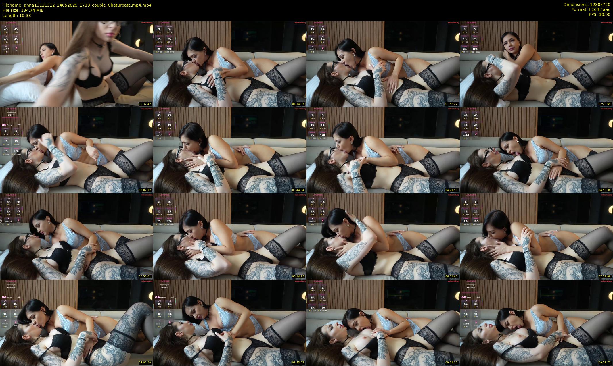anna13121312 — 11 minute Chaturbate couple cam show recording, 720p, May 24, 2025