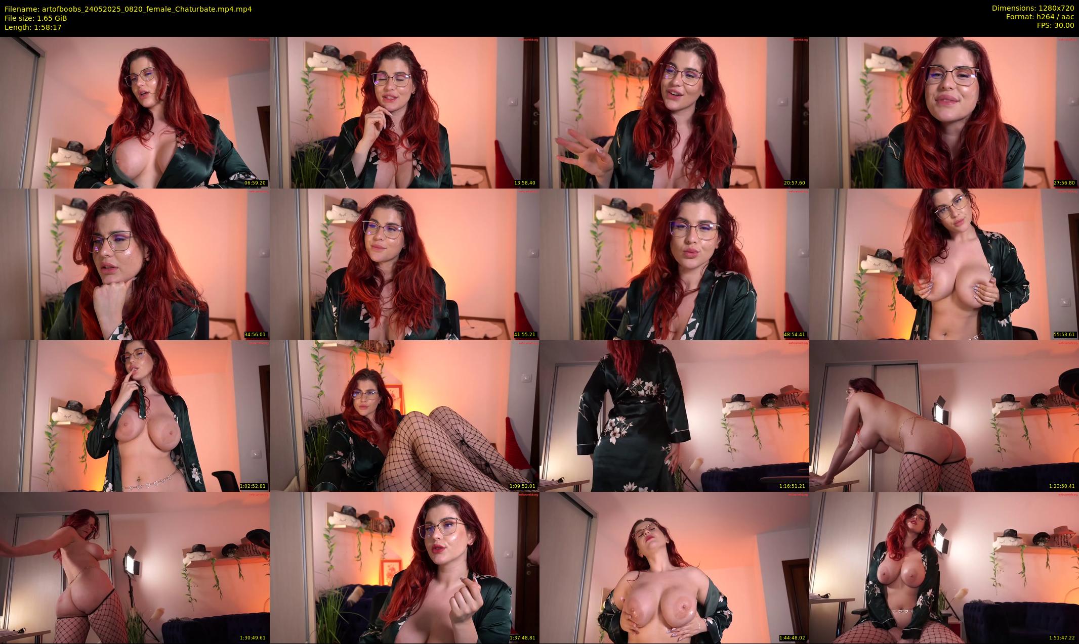 artofboobs — 119 minute Chaturbate female cam show recording, 720p, May 24, 2025