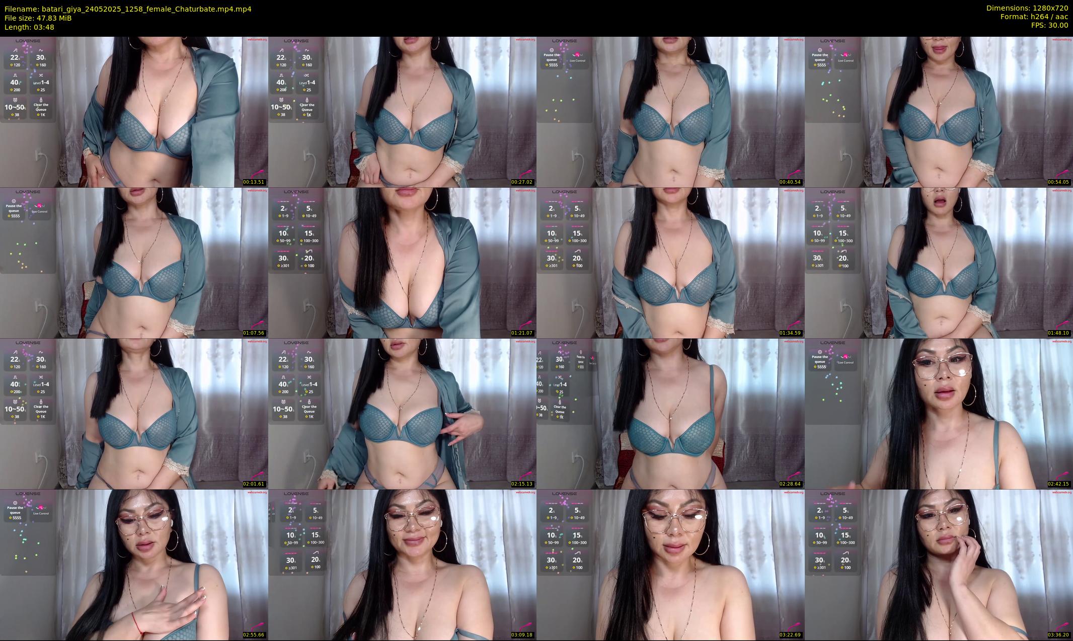 batari_giya — 4 minute Chaturbate female cam show recording, 720p, May 24, 2025