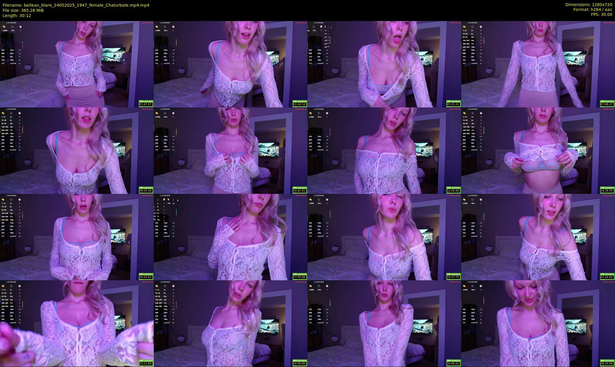 bellean_blare — 31 minute Chaturbate female cam show recording, 720p, May 24, 2025
