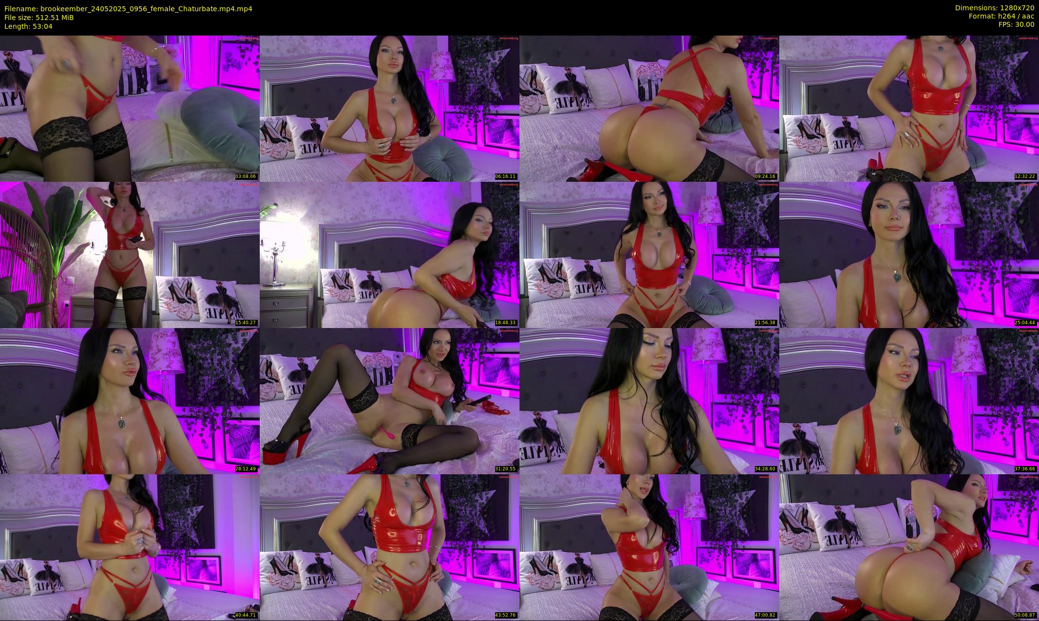 brookeember — 54 minute Chaturbate female cam show recording, 720p, May 24, 2025