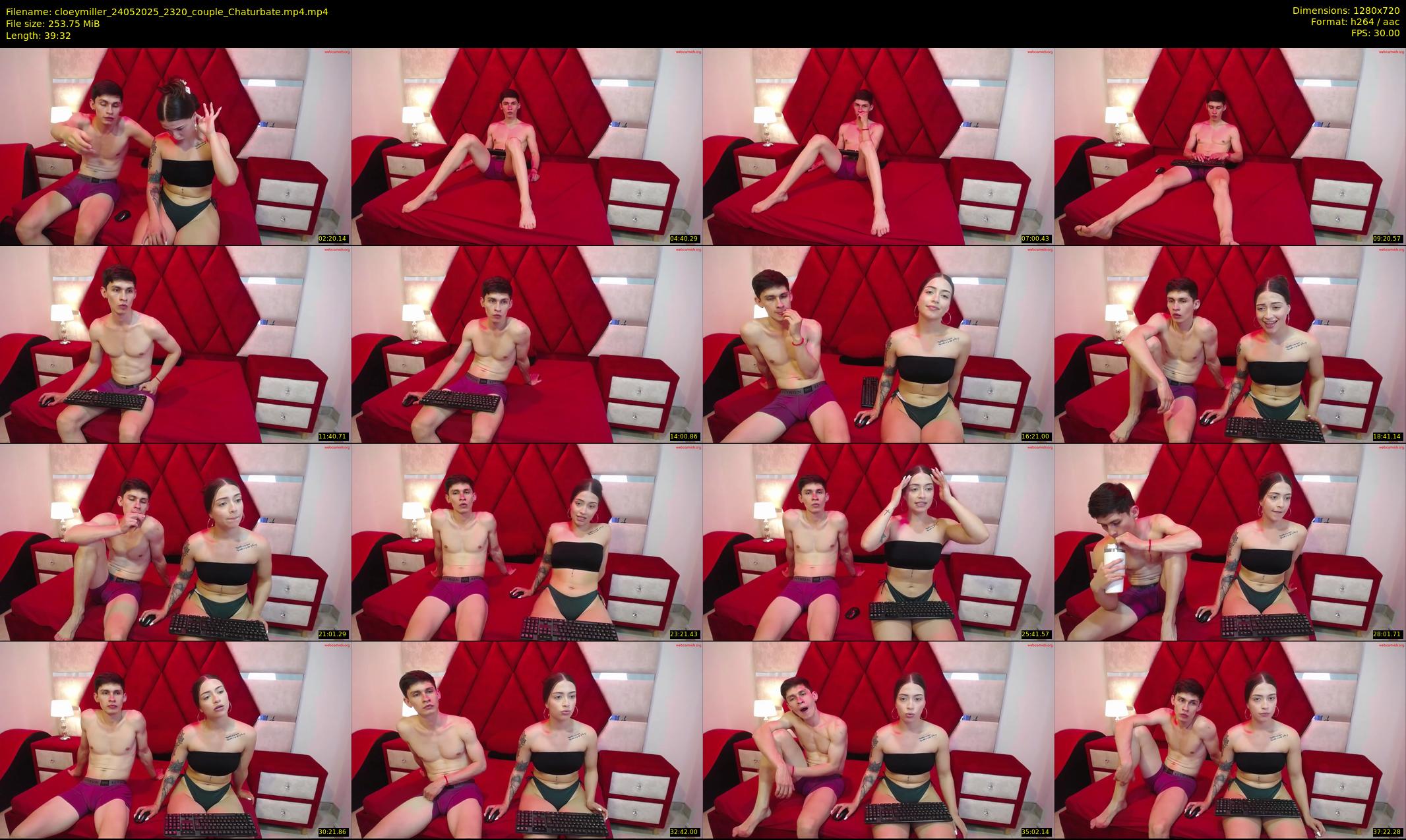 cloeymiller — 40 minute Chaturbate couple cam show recording, 720p, May 24, 2025