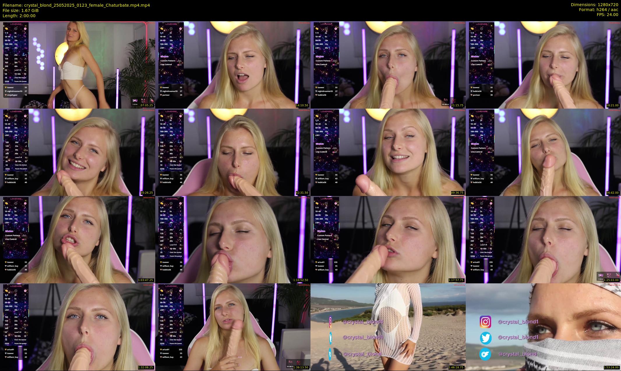 crystal_blond — 120 minute Chaturbate female cam show recording, 720p, May 25, 2025