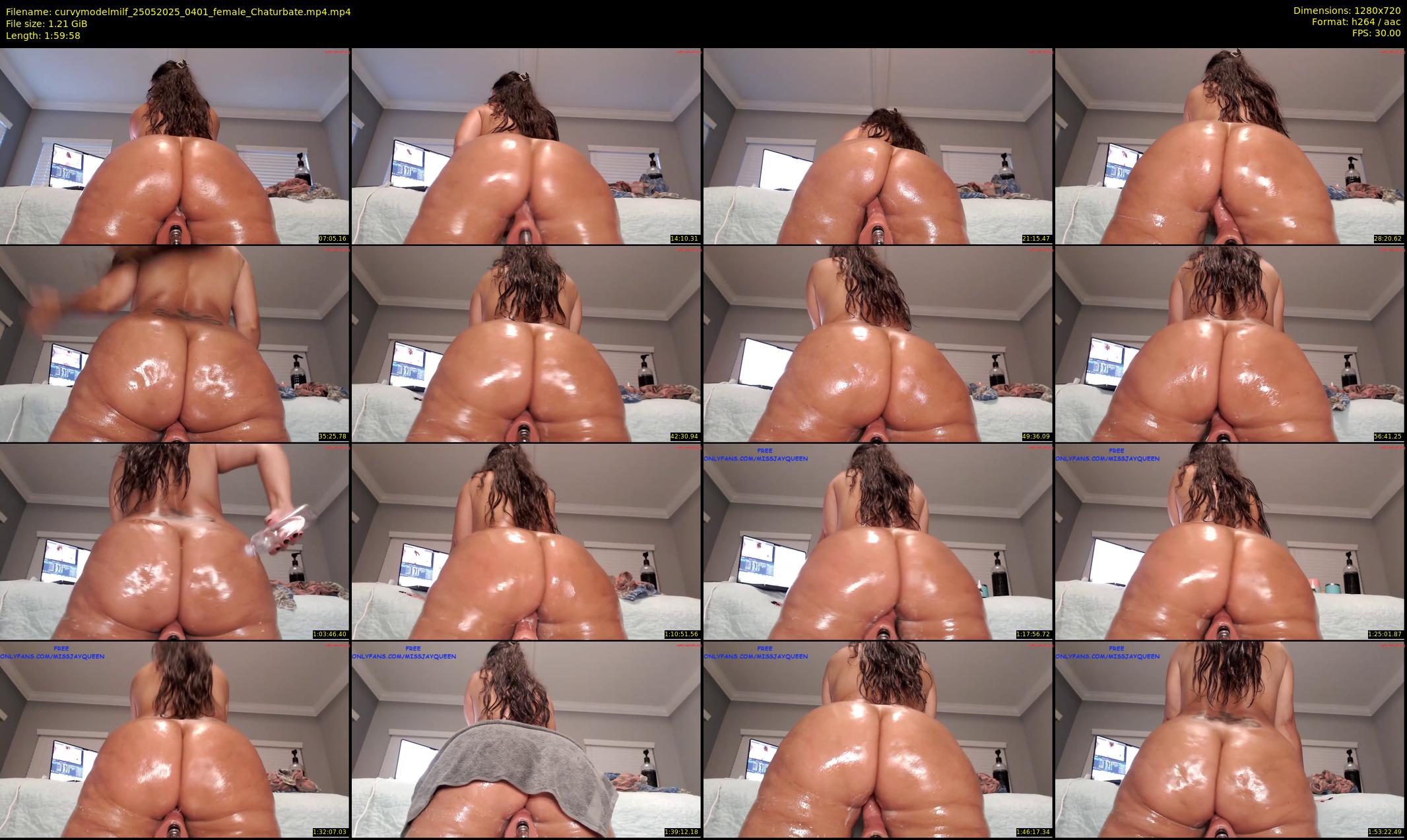 curvymodelmilf — 120 minute Chaturbate female cam show recording, 720p, May 25, 2025