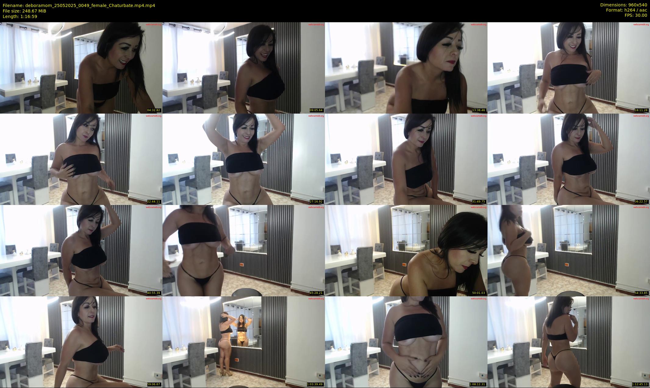 deboramom — 77 minute Chaturbate female cam show recording, 480p, May 25, 2025