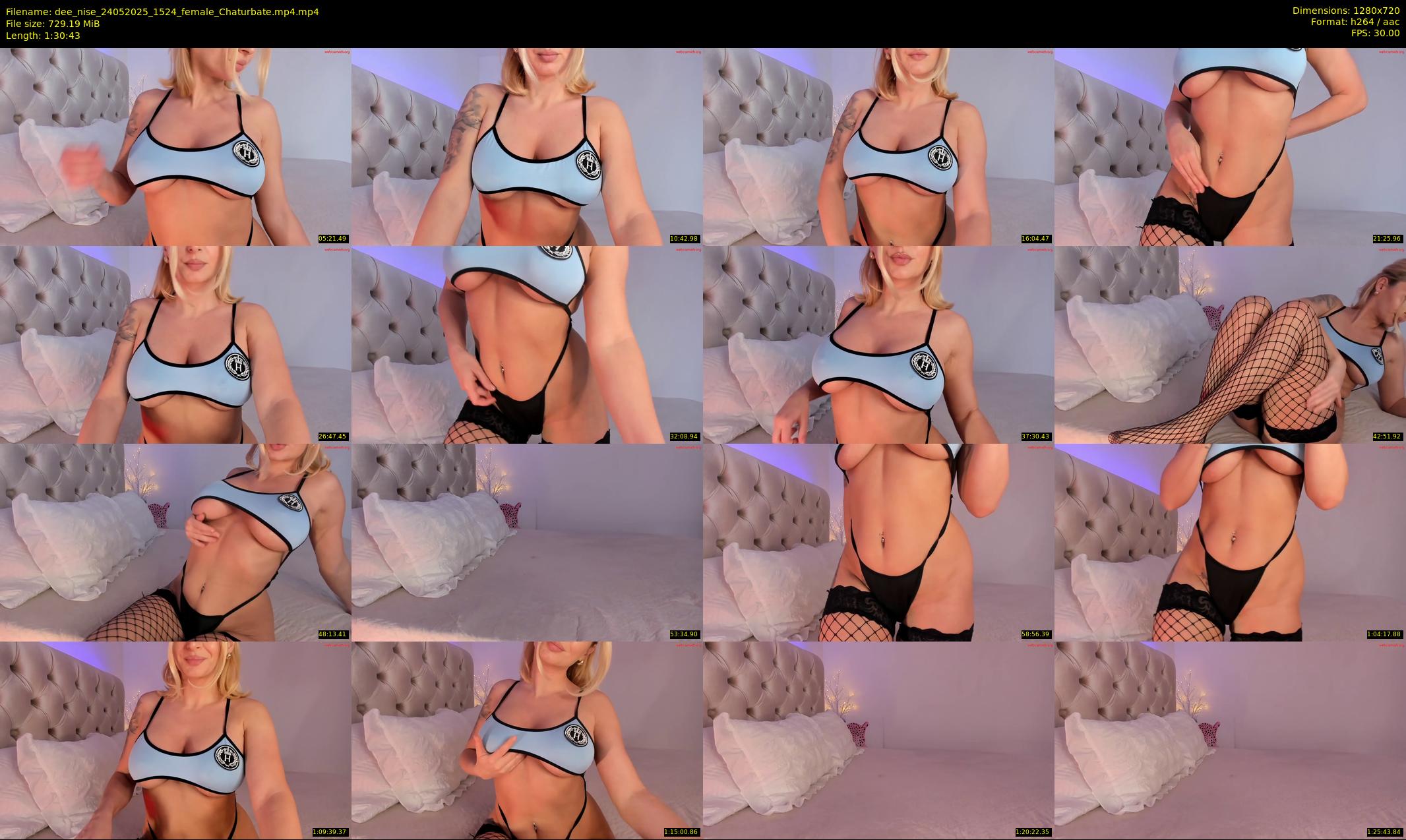 dee_nise — 91 minute Chaturbate female cam show recording, 720p, May 24, 2025