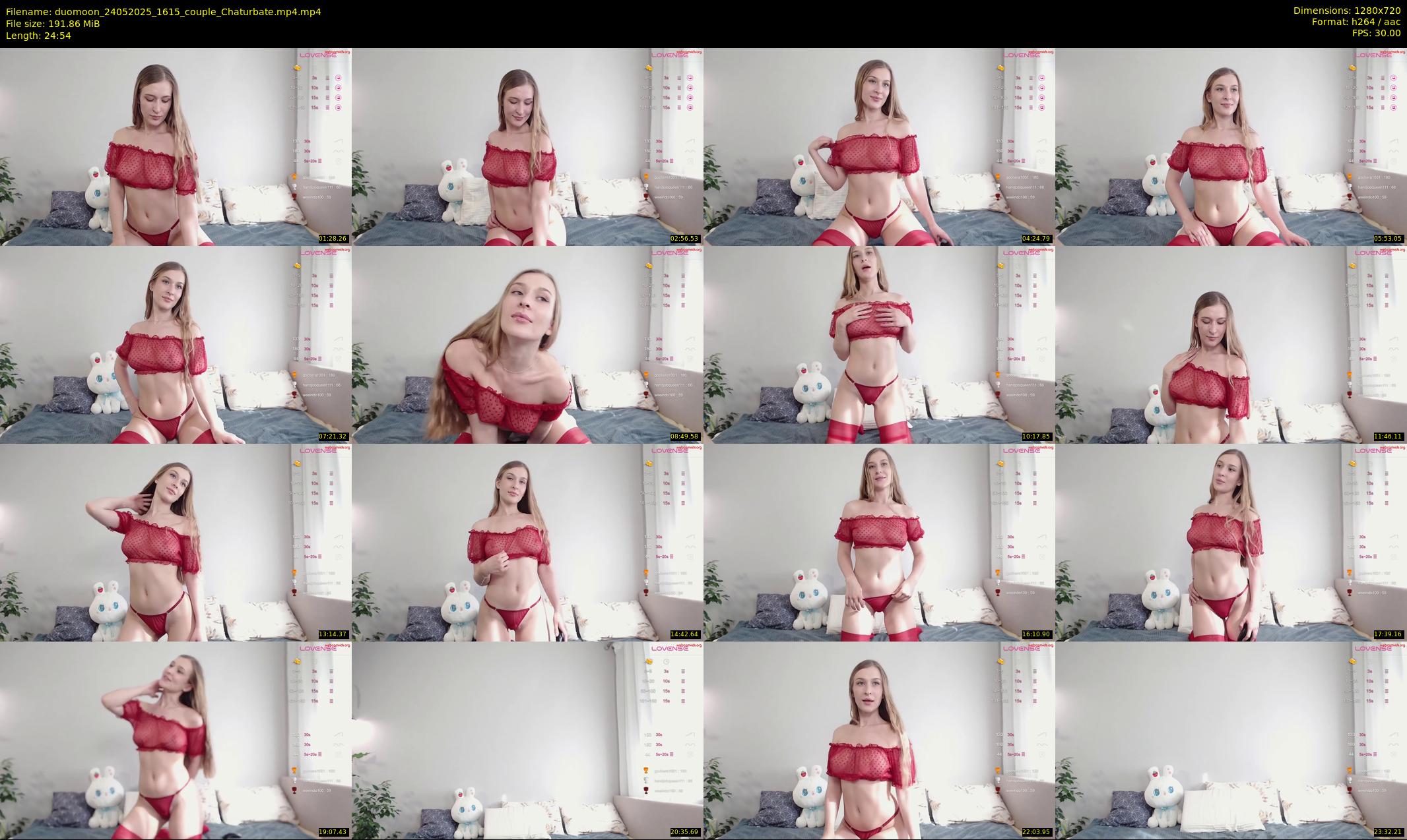 duomoon — 25 minute Chaturbate couple cam show recording, 720p, May 24, 2025