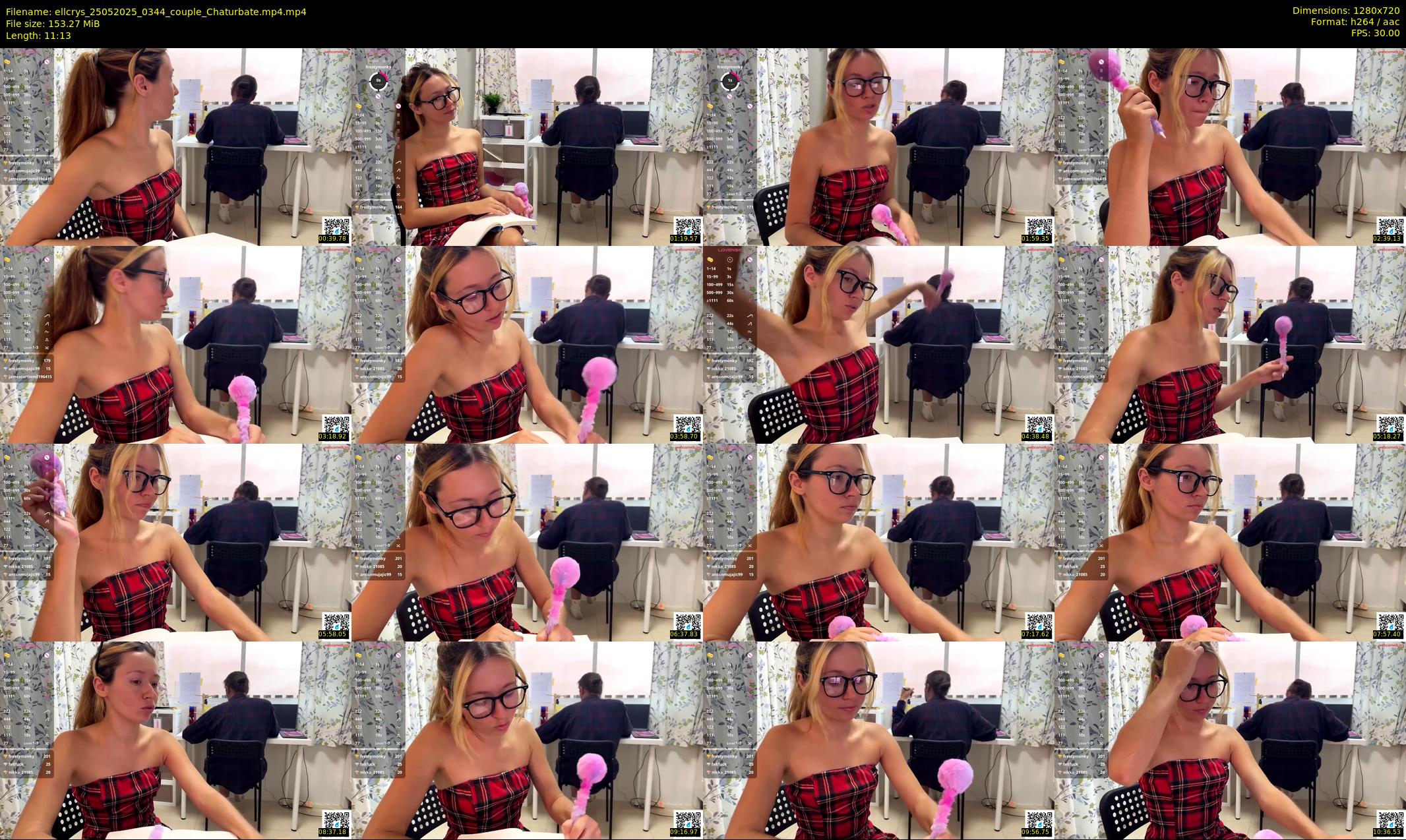ellcrys — 12 minute Chaturbate couple cam show recording, 720p, May 25, 2025