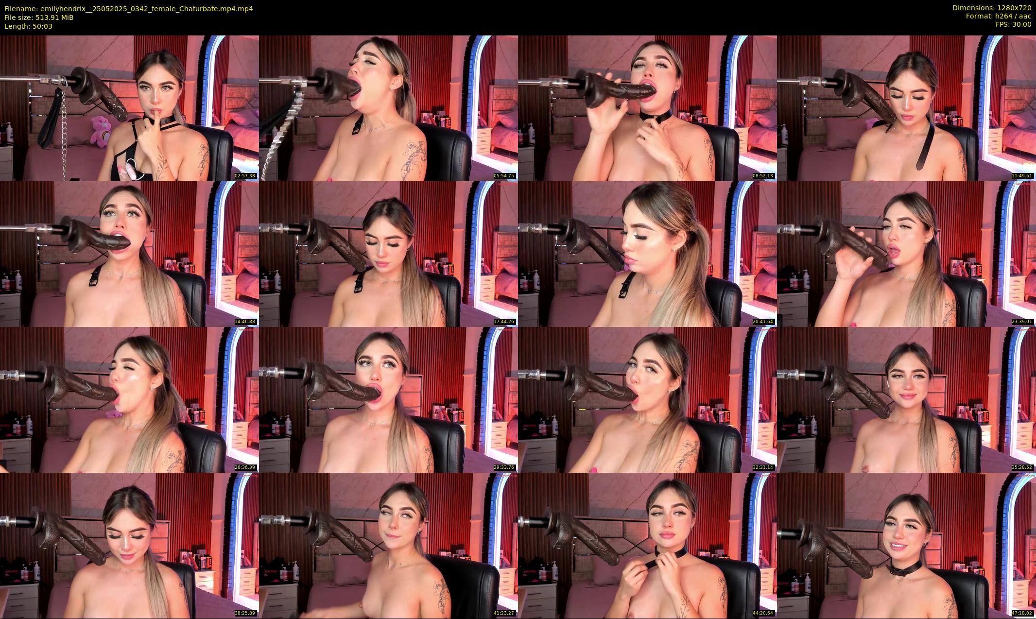 emilyhendrix_ — 51 minute Chaturbate couple cam show recording, 720p, May 25, 2025