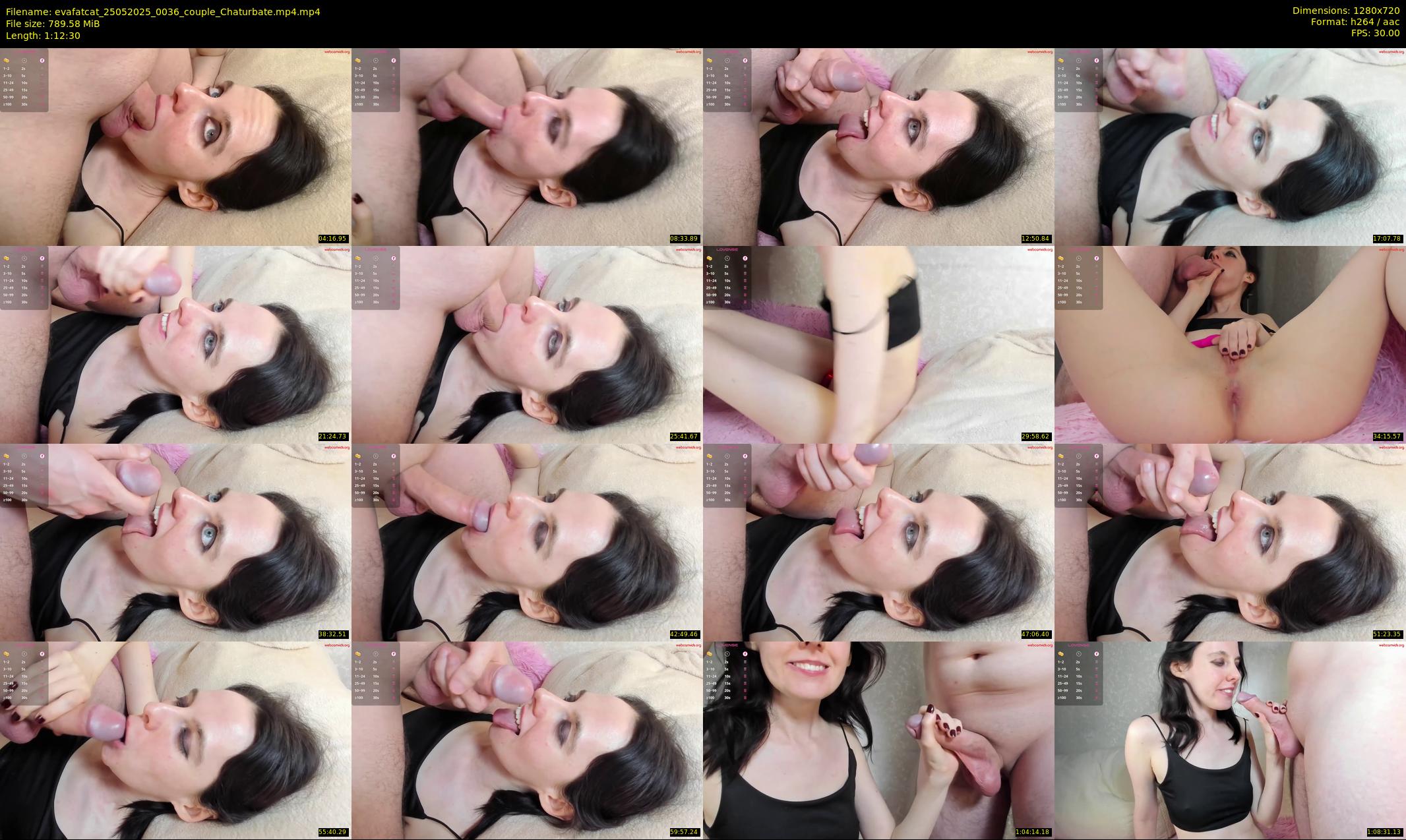 evafatcat — 73 minute Chaturbate couple cam show recording, 720p, May 25, 2025