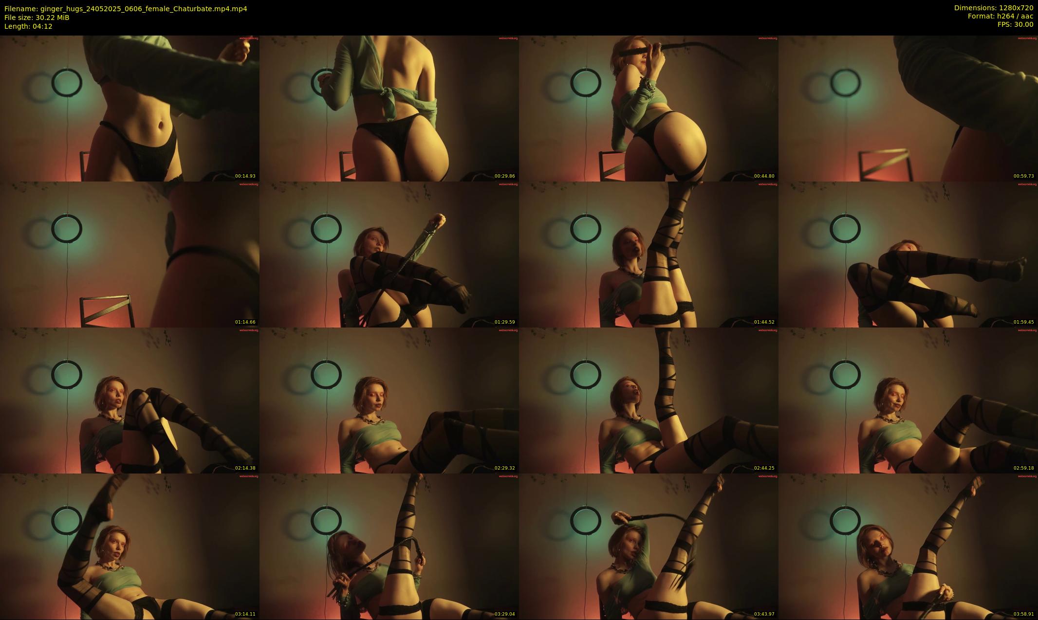 ginger_hugs — 5 minute Chaturbate female cam show recording, 720p, May 24, 2025