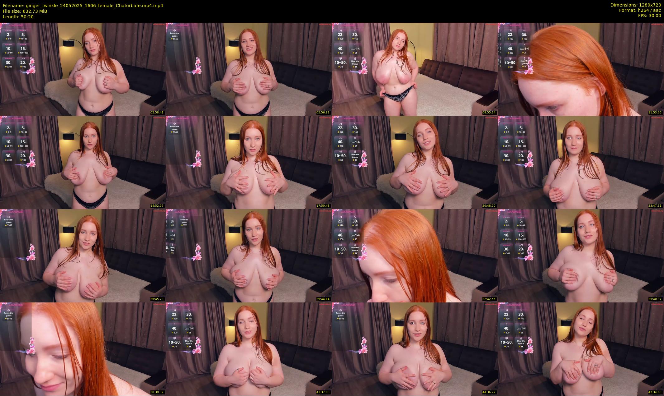 ginger_twinkle — 51 minute Chaturbate female cam show recording, 720p, May 24, 2025
