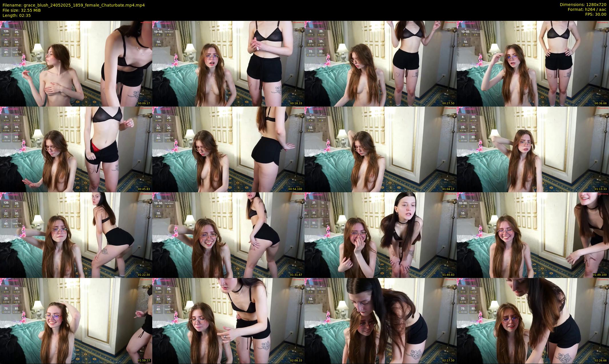 grace_blush — 3 minute Chaturbate female cam show recording, 720p, May 24, 2025