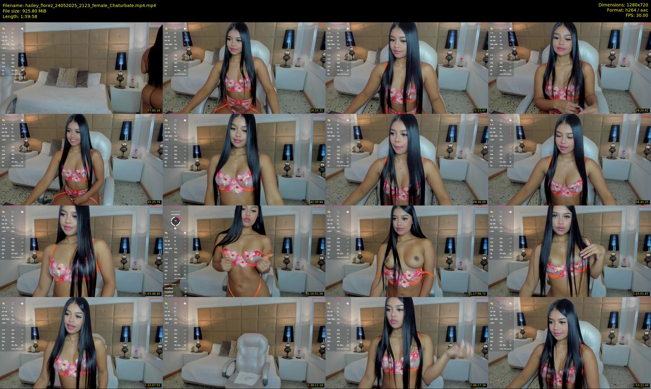 hailey_florez — 120 minute Chaturbate female cam show recording, 720p, May 24, 2025