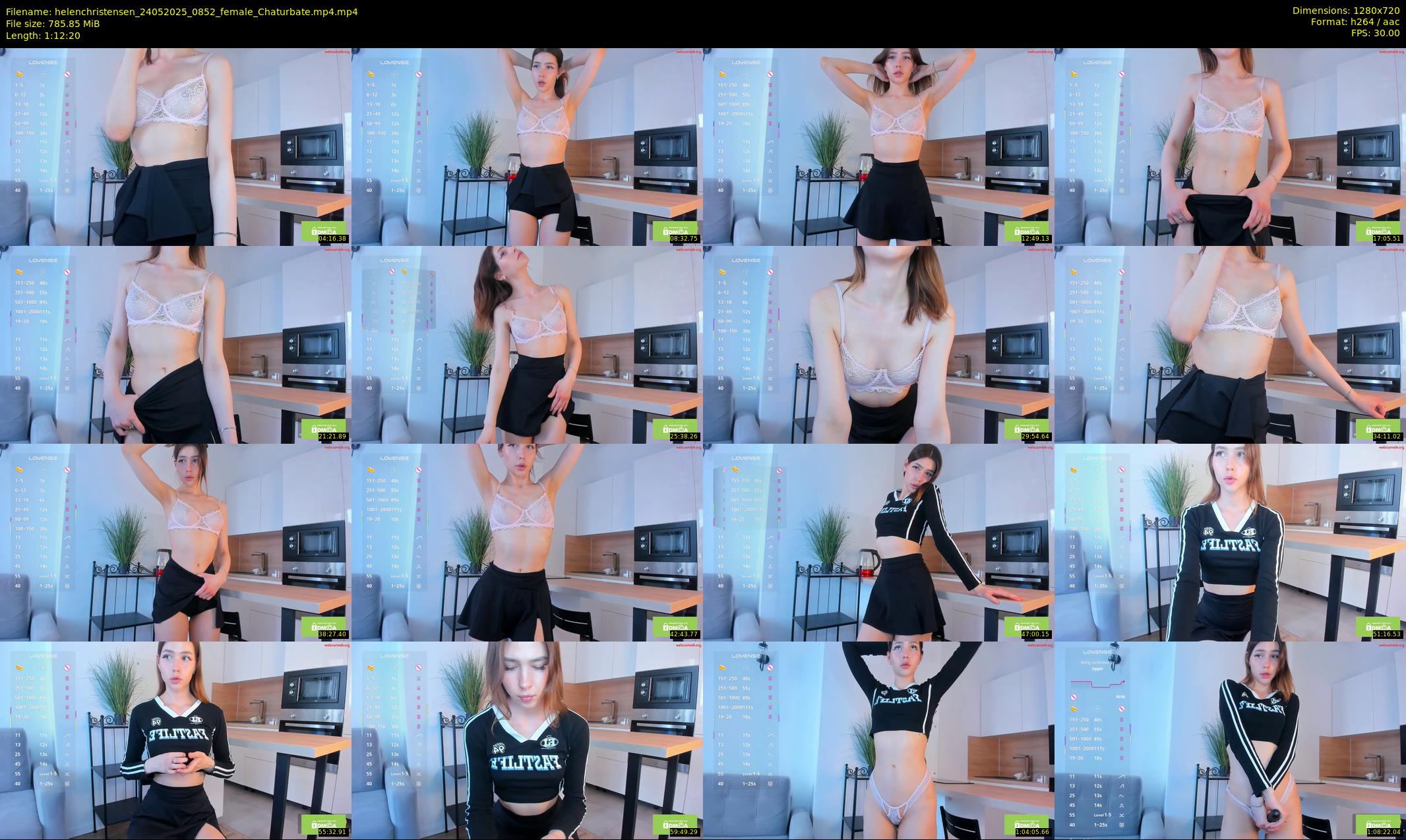 helenchristensen — 73 minute Chaturbate female cam show recording, 720p, May 24, 2025
