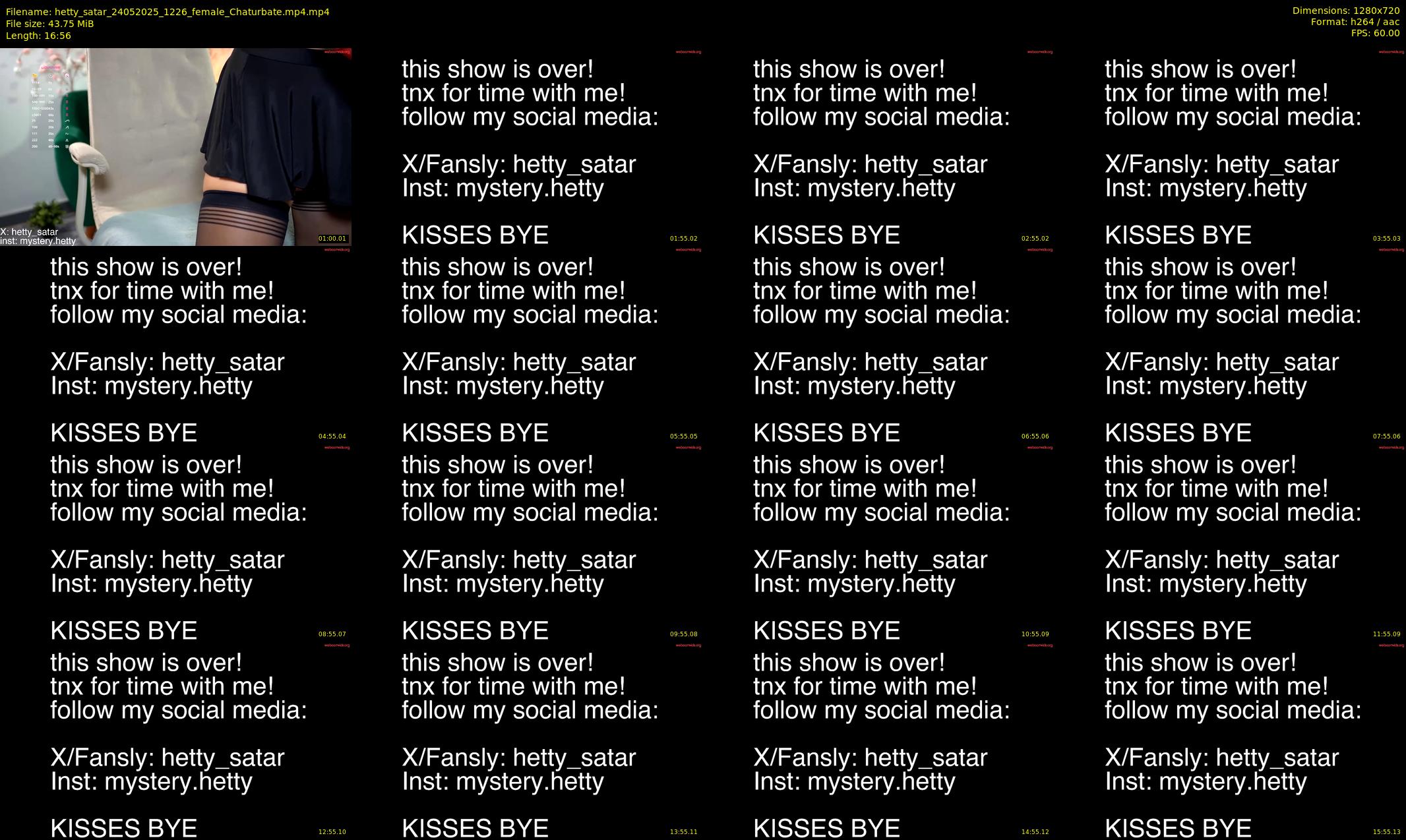 hetty_satar — 17 minute Chaturbate female cam show recording, 720p, May 24, 2025