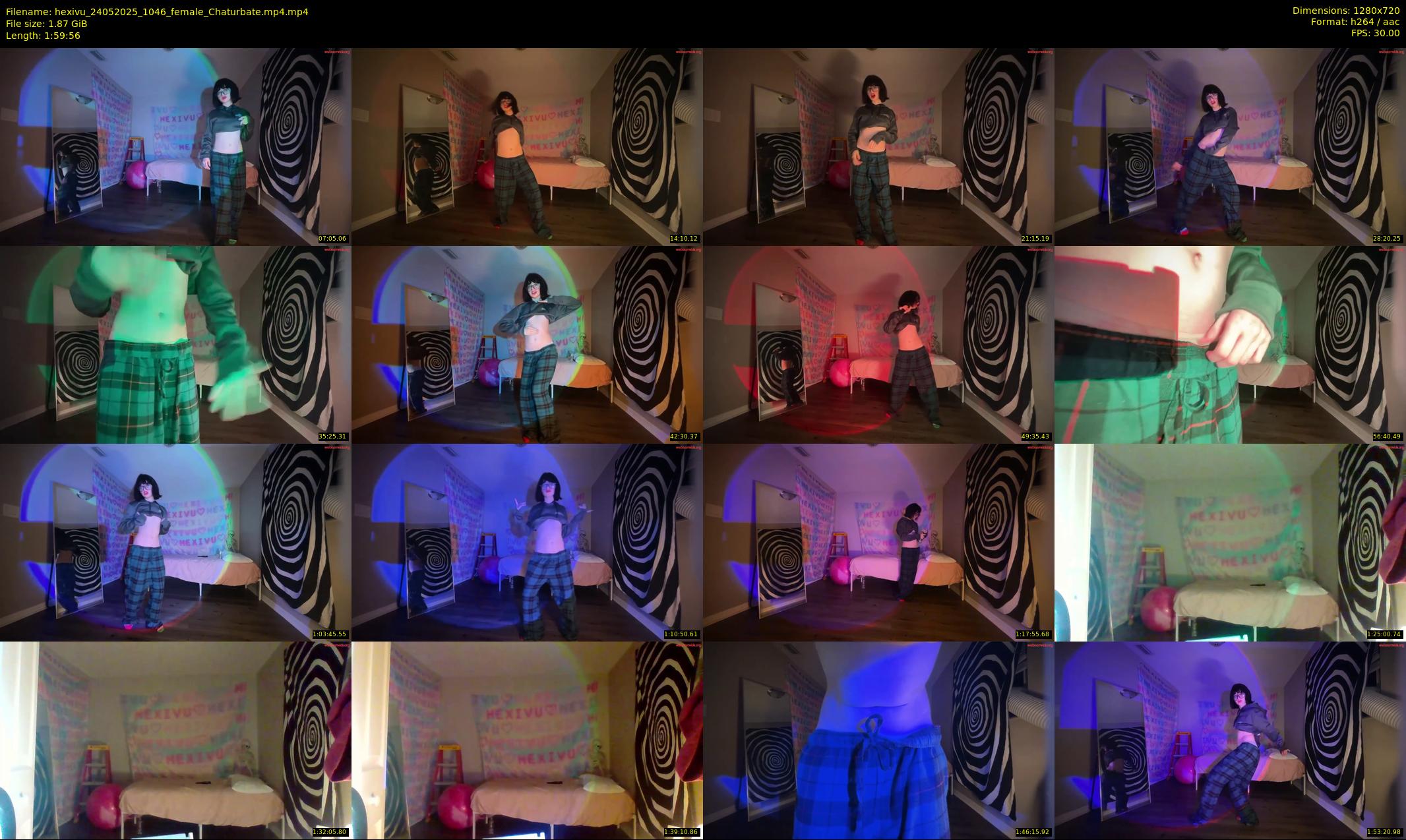hexivu — 120 minute Chaturbate female cam show recording, 720p, May 24, 2025