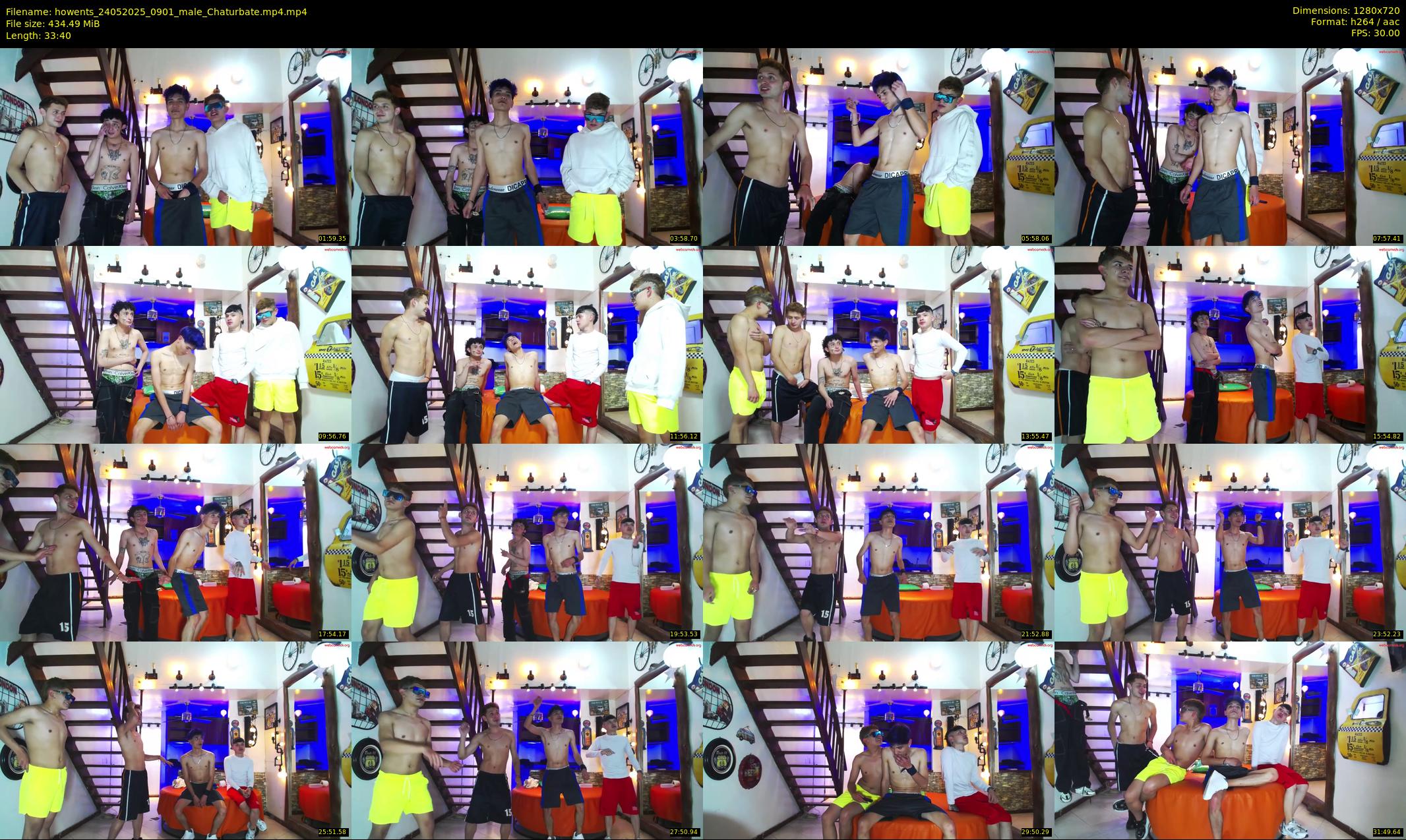 howents — 34 minute Chaturbate male cam show recording, 720p, May 24, 2025