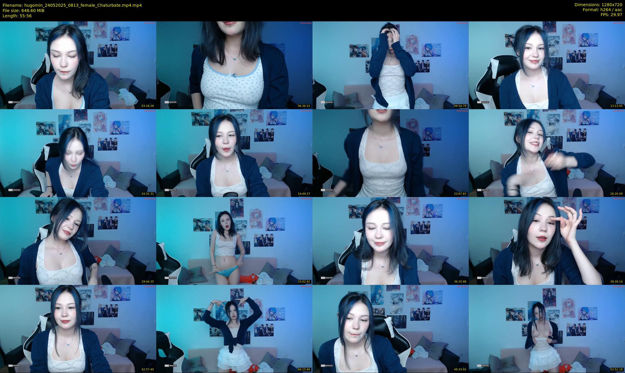 hugomin — 56 minute Chaturbate female cam show recording, 720p, May 24, 2025