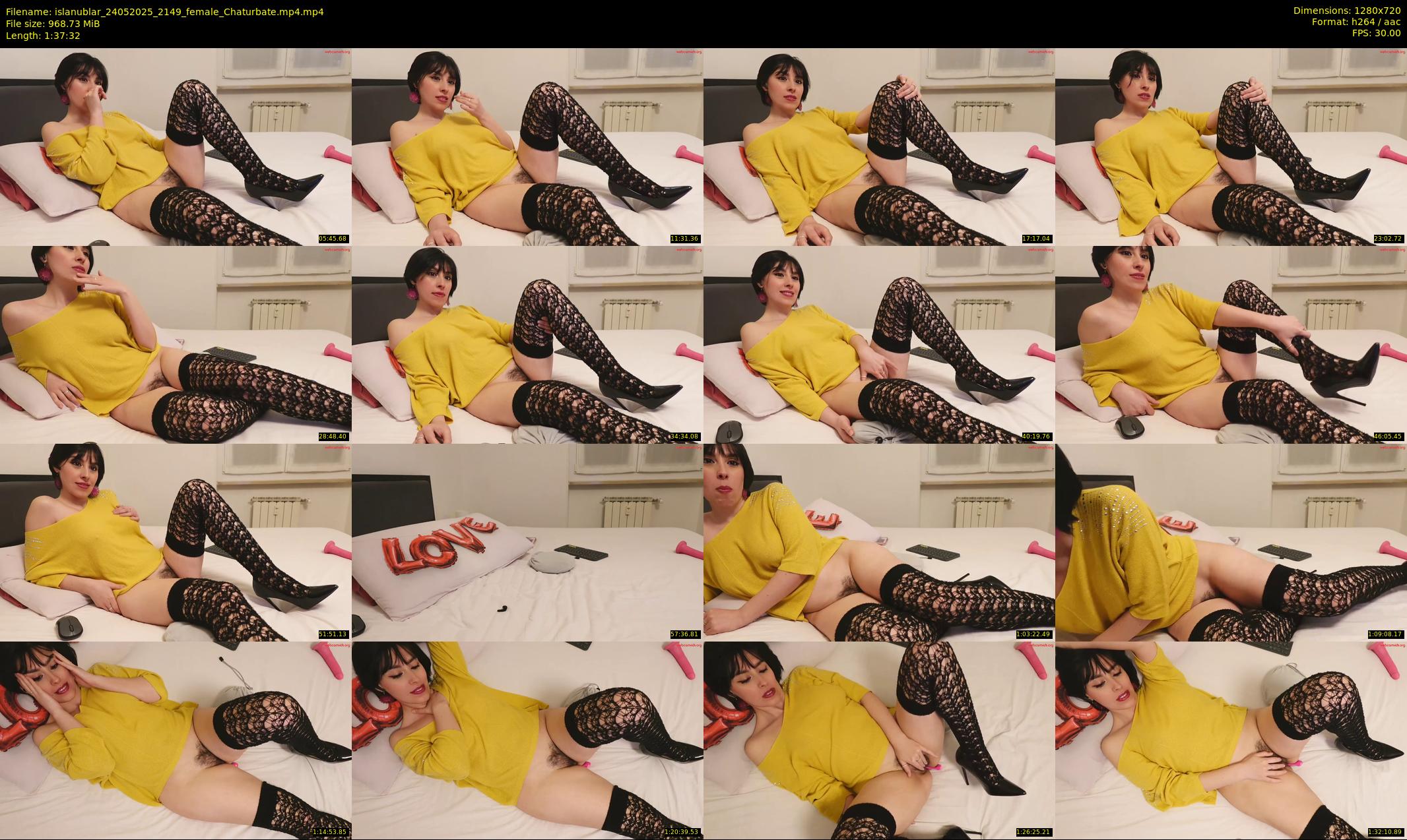 islanublar — 98 minute Chaturbate female cam show recording, 720p, May 24, 2025