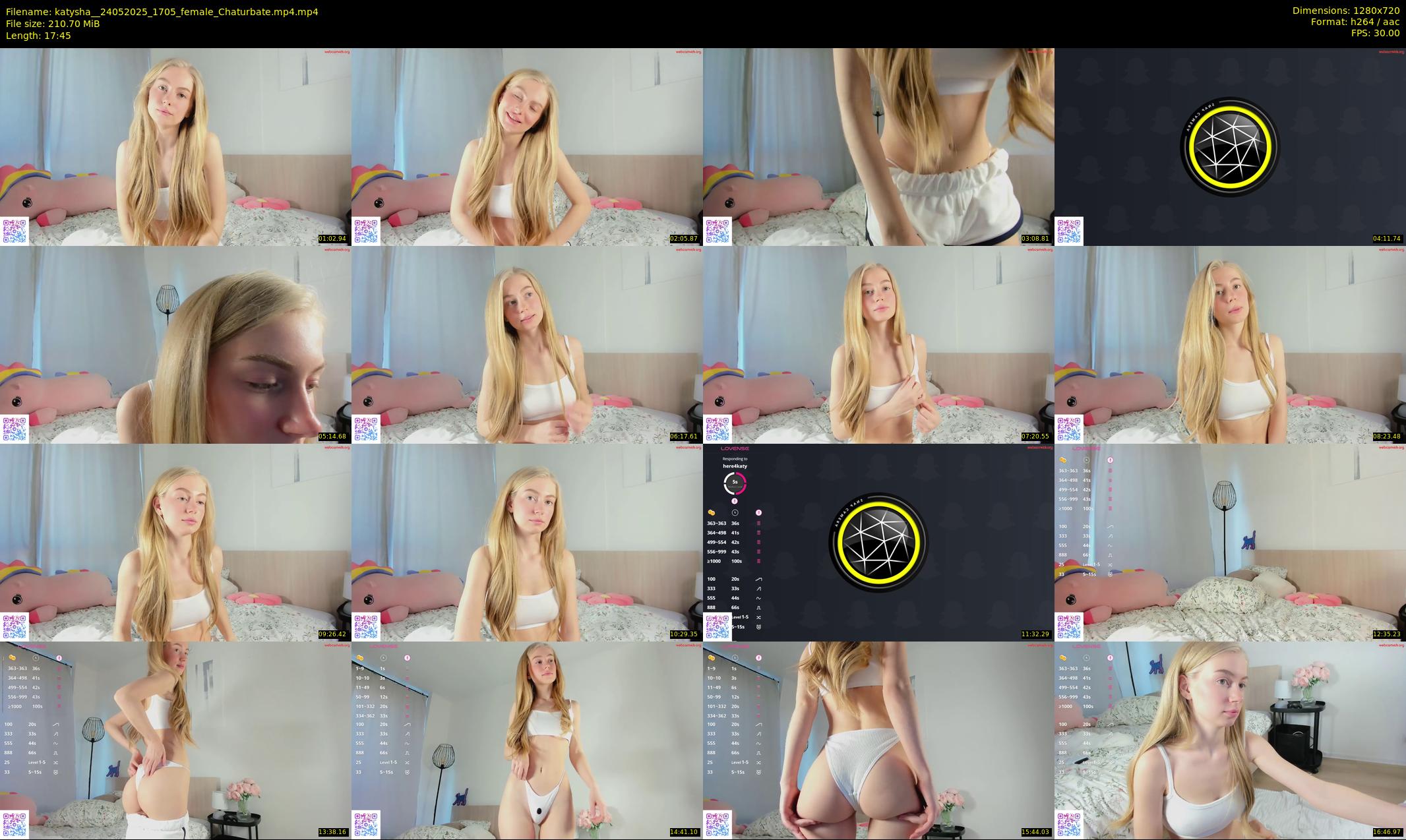 katysha_ — 18 minute Chaturbate female cam show recording, 720p, May 24, 2025