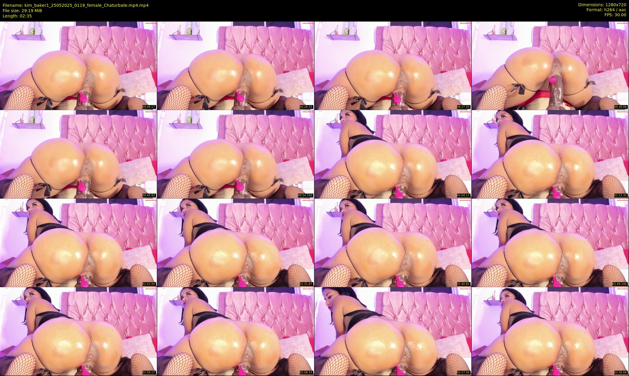kim_baker1 — 3 minute Chaturbate female cam show recording, 720p, May 25, 2025