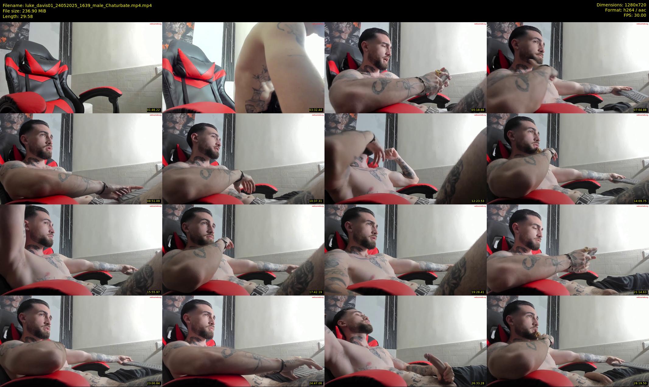 luke_davis01 — 30 minute Chaturbate male cam show recording, 720p, May 24, 2025