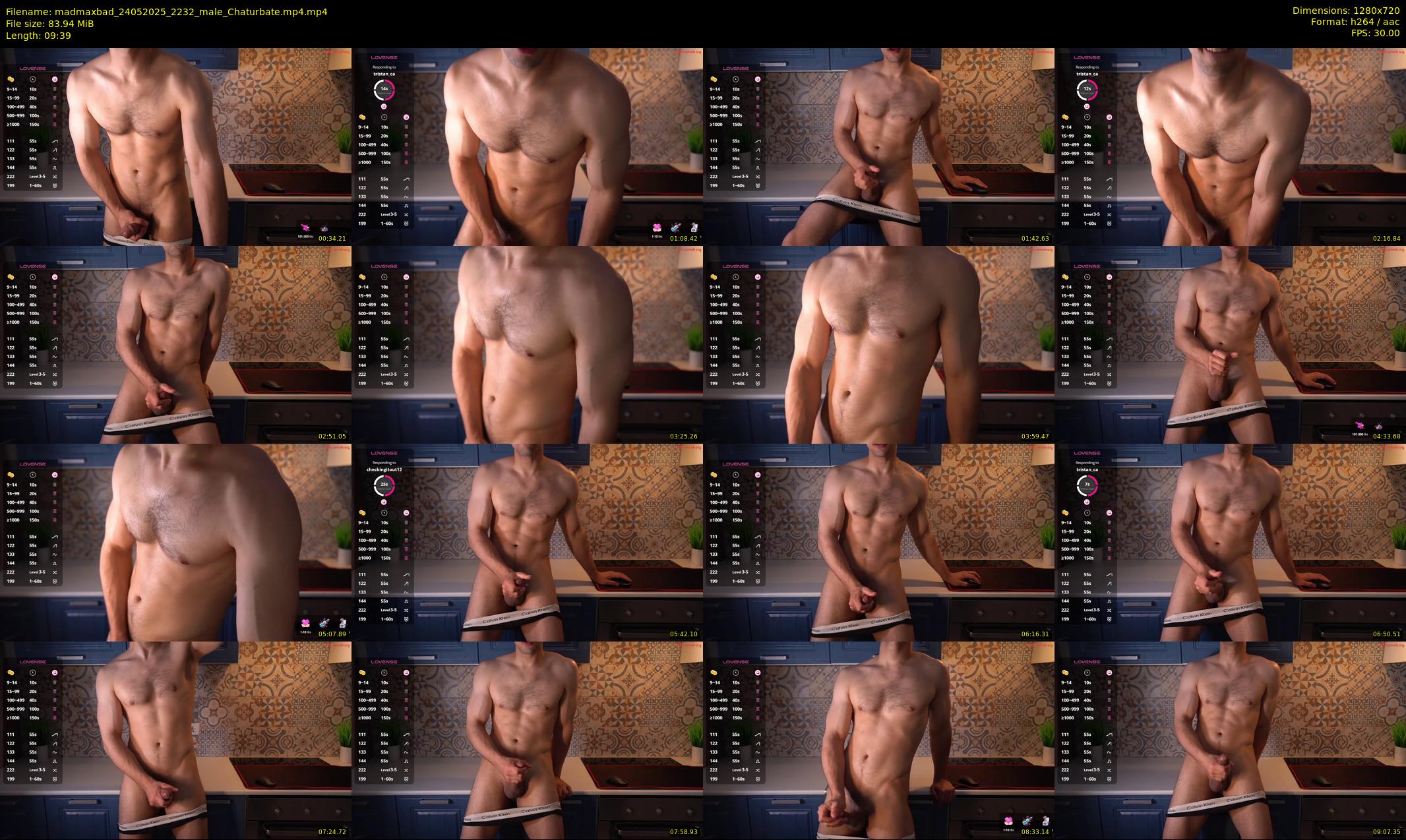 madmaxbad — 10 minute Chaturbate male cam show recording, 720p, May 24, 2025