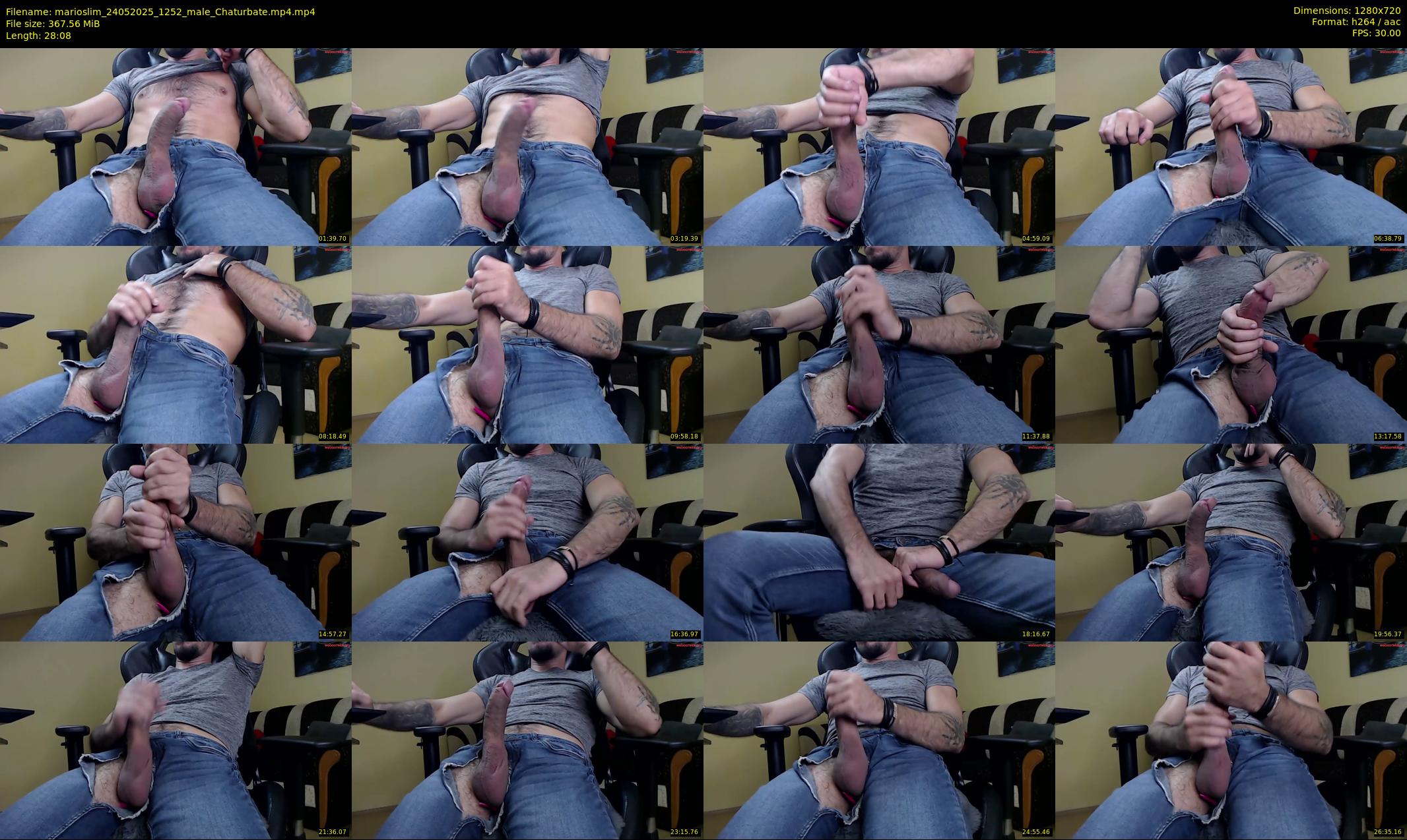 marioslim — 29 minute Chaturbate male cam show recording, 720p, May 24, 2025