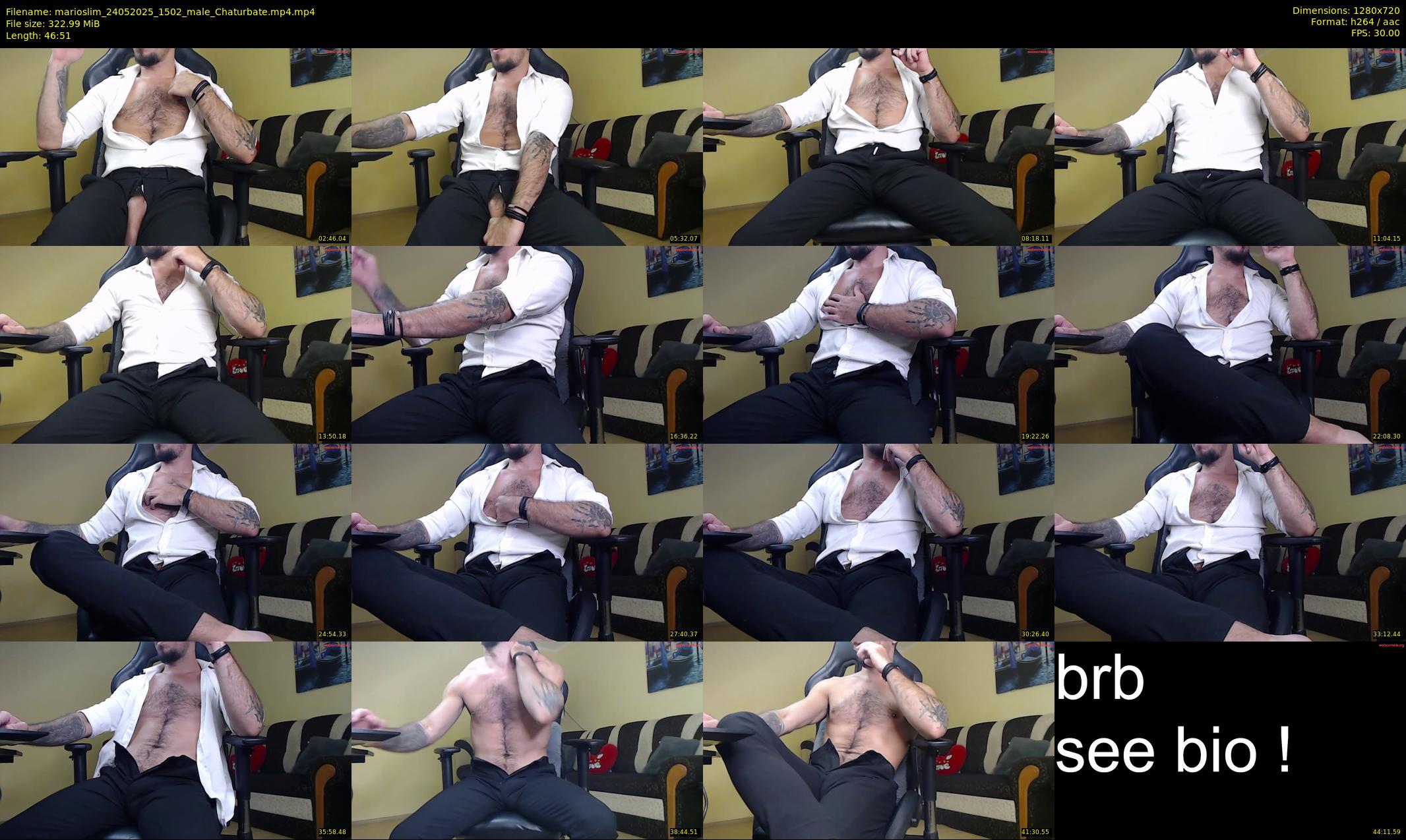 marioslim — 47 minute Chaturbate male cam show recording, 720p, May 24, 2025