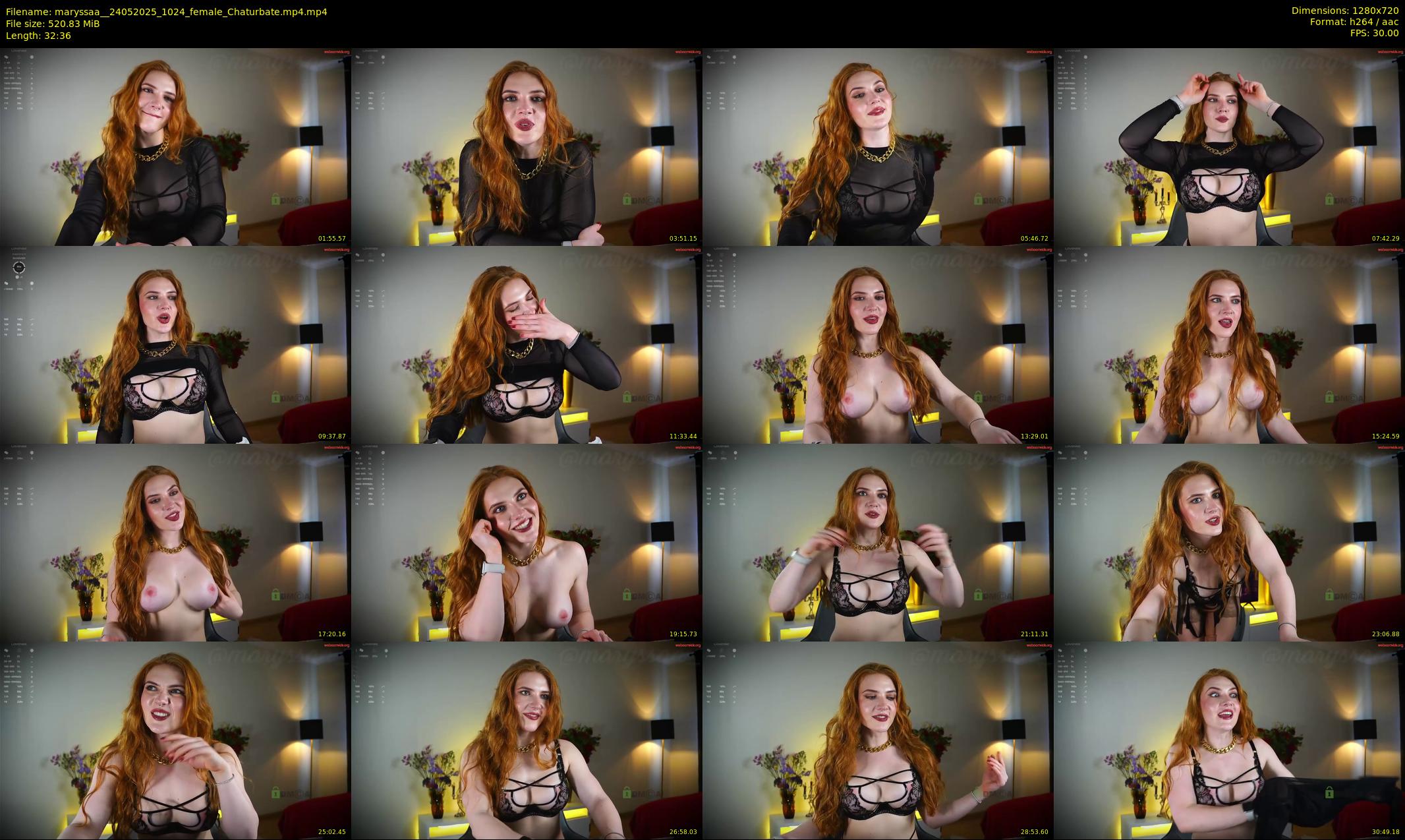 maryssaa_ — 33 minute Chaturbate female cam show recording, 720p, May 24, 2025