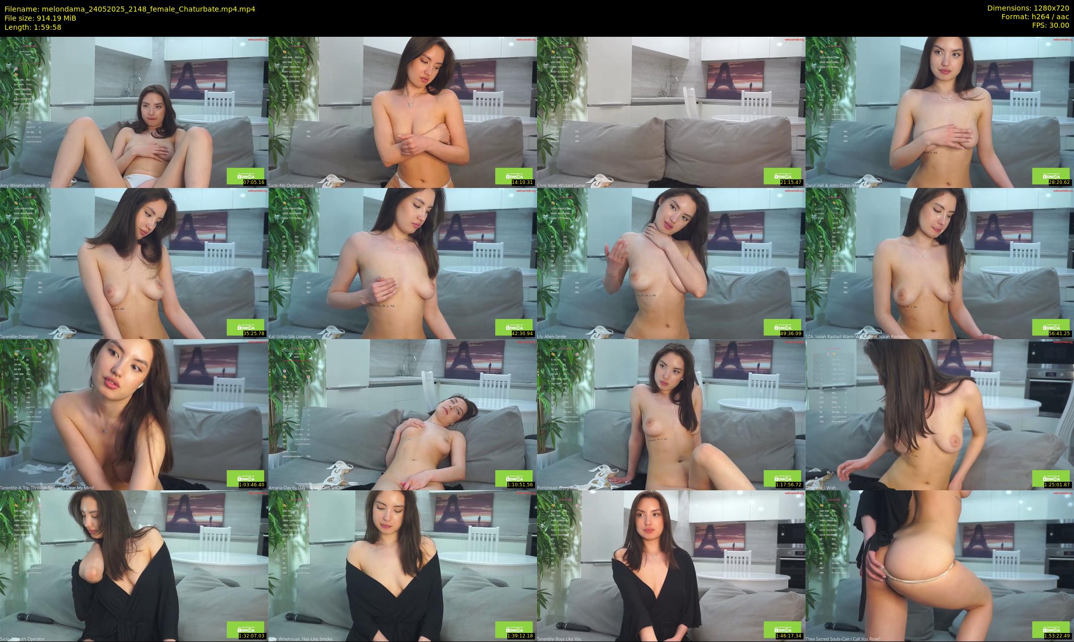 melondama — 120 minute Chaturbate female cam show recording, 720p, May 24, 2025