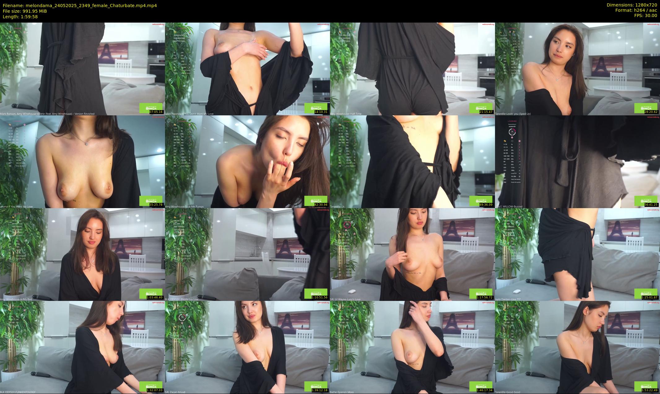 melondama — 120 minute Chaturbate female cam show recording, 720p, May 24, 2025