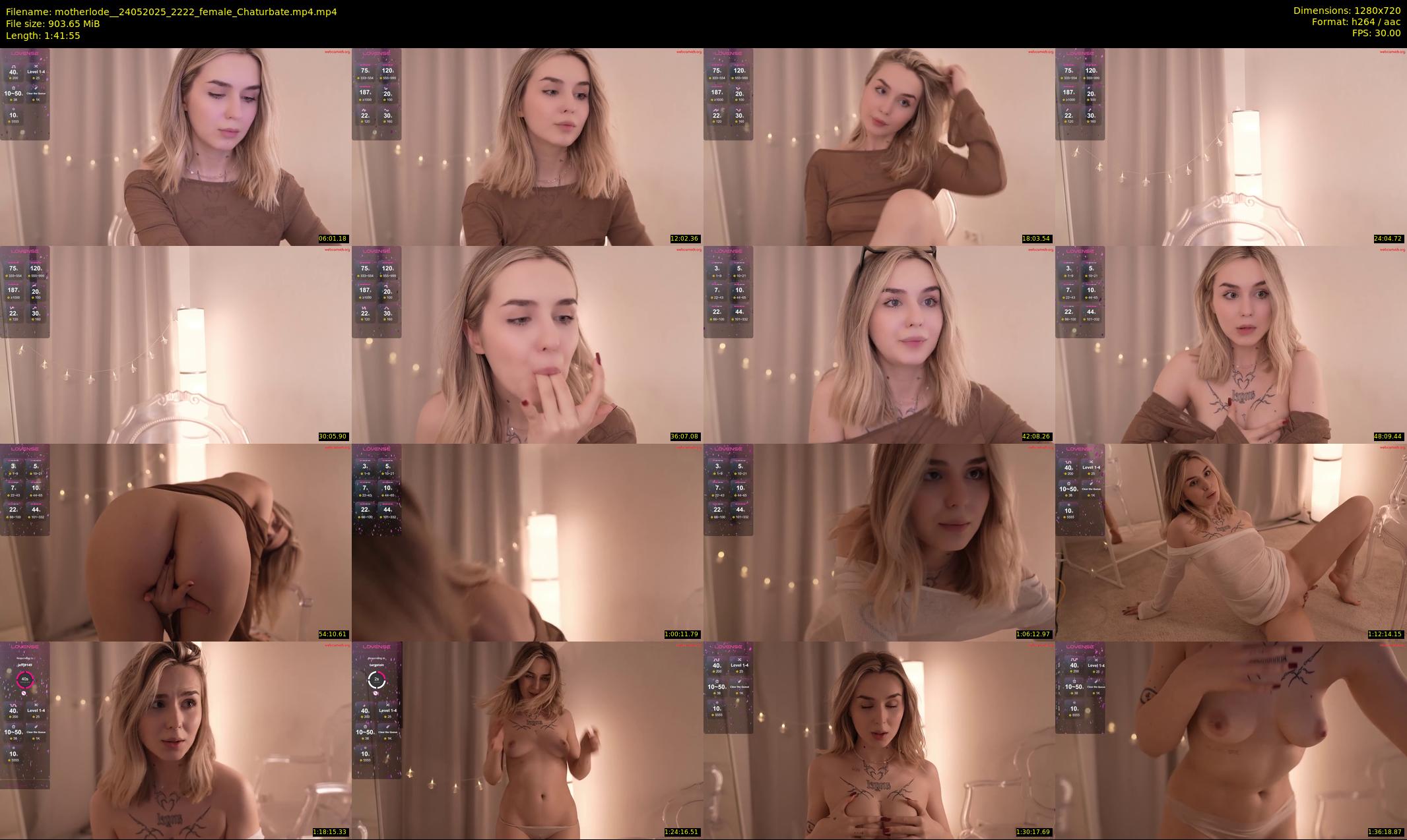 motherlode_ — 102 minute Chaturbate female cam show recording, 720p, May 24, 2025