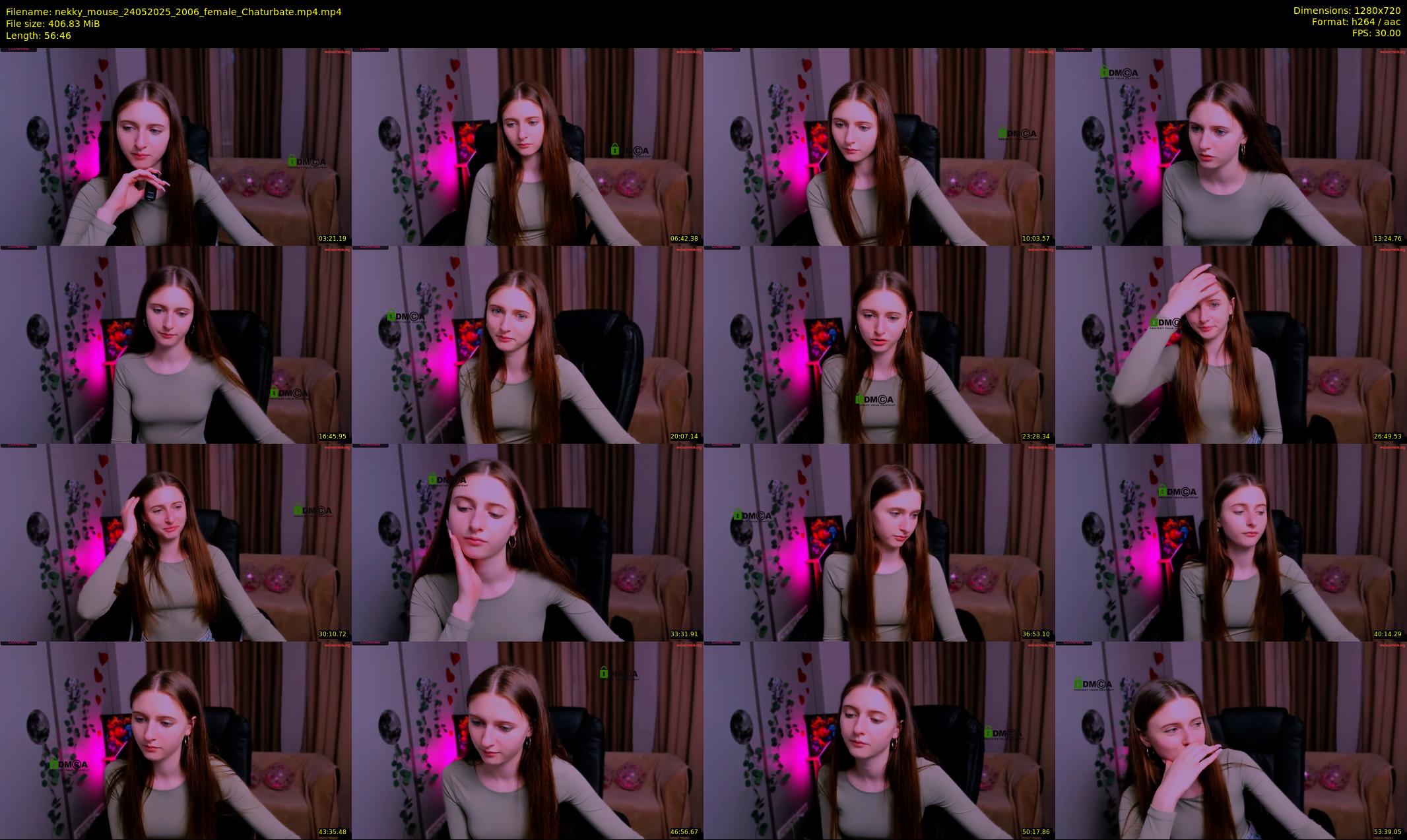 nekky_mouse — 57 minute Chaturbate female cam show recording, 720p, May 24, 2025