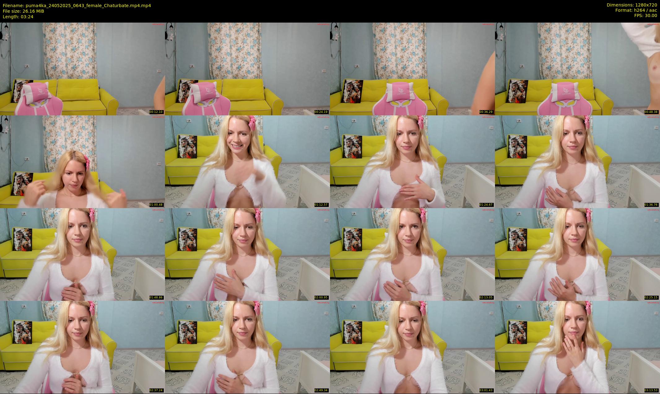 puma4ka — 4 minute Chaturbate female cam show recording, 720p, May 24, 2025