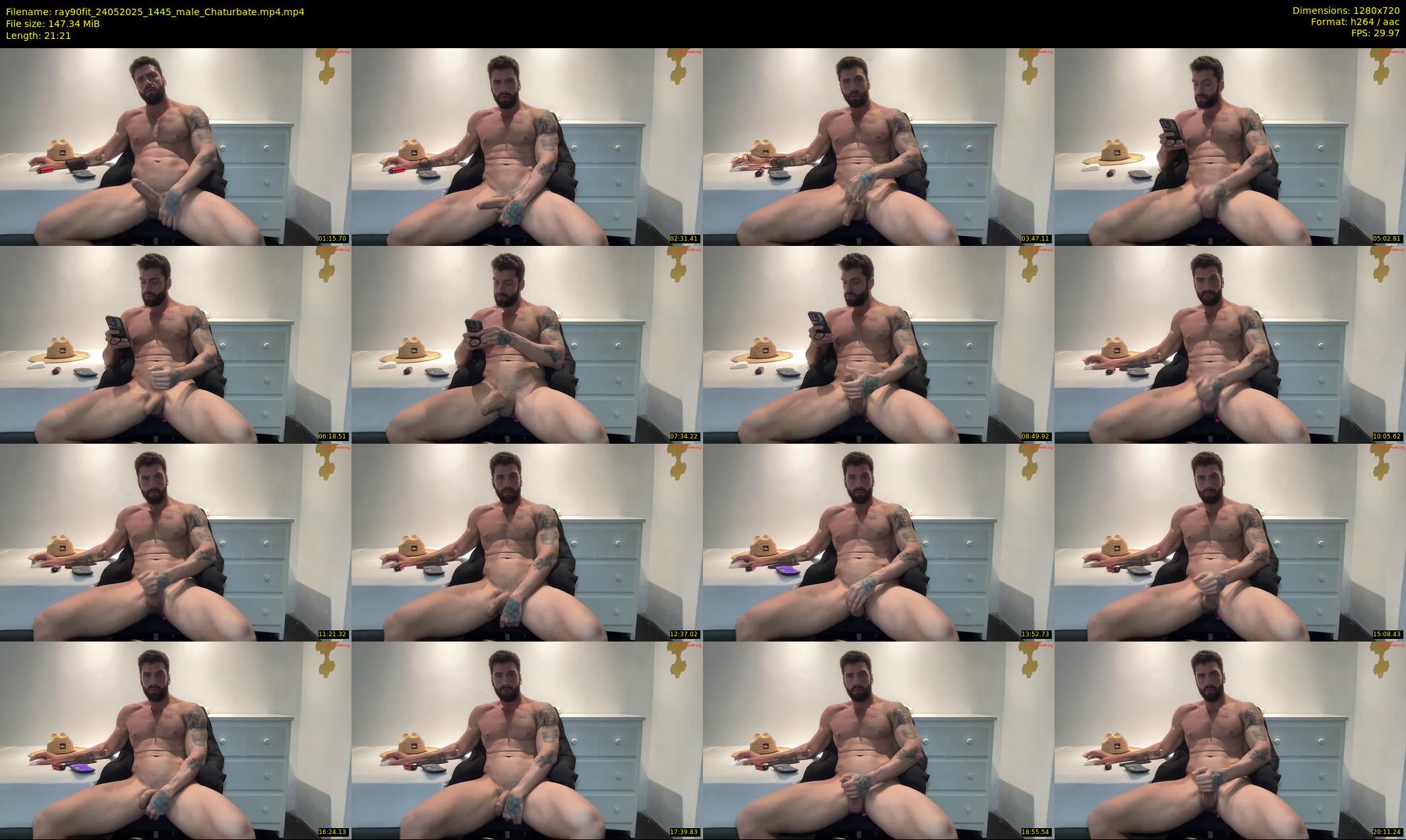 ray90fit — 22 minute Chaturbate male cam show recording, 720p, May 24, 2025