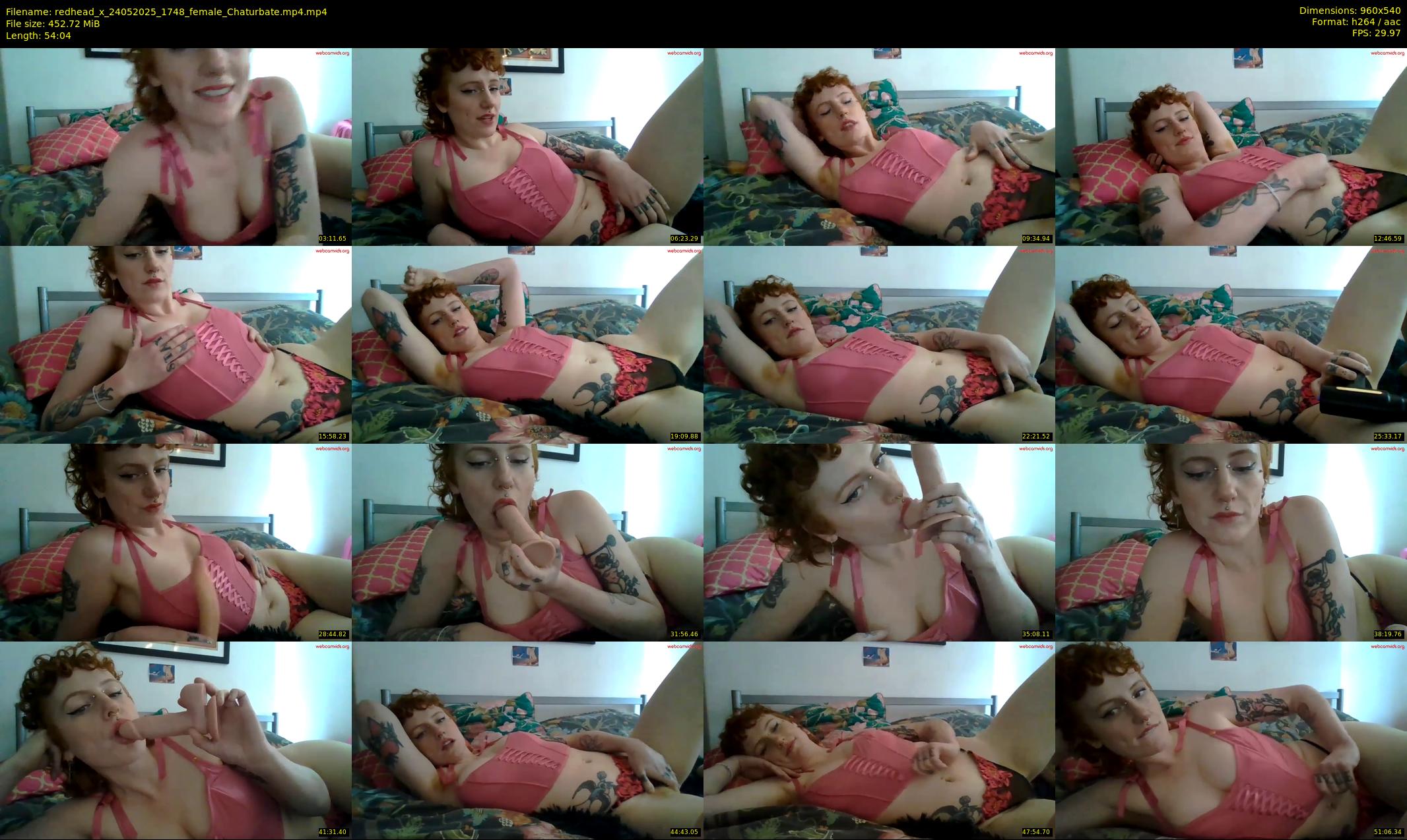 redhead_x — 55 minute Chaturbate female cam show recording, 480p, May 24, 2025