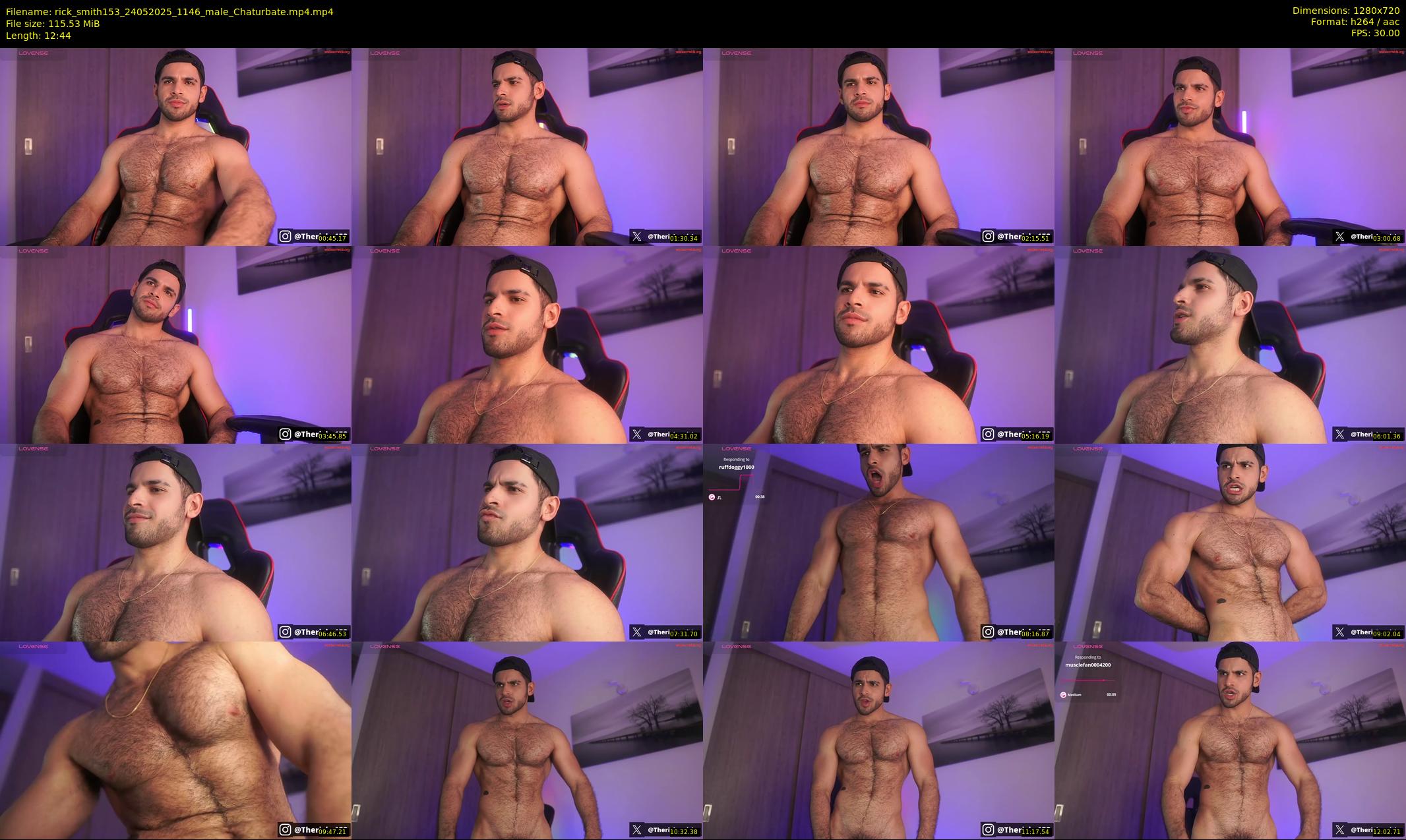 rick_smith153 — 13 minute Chaturbate male cam show recording, 720p, May 24, 2025