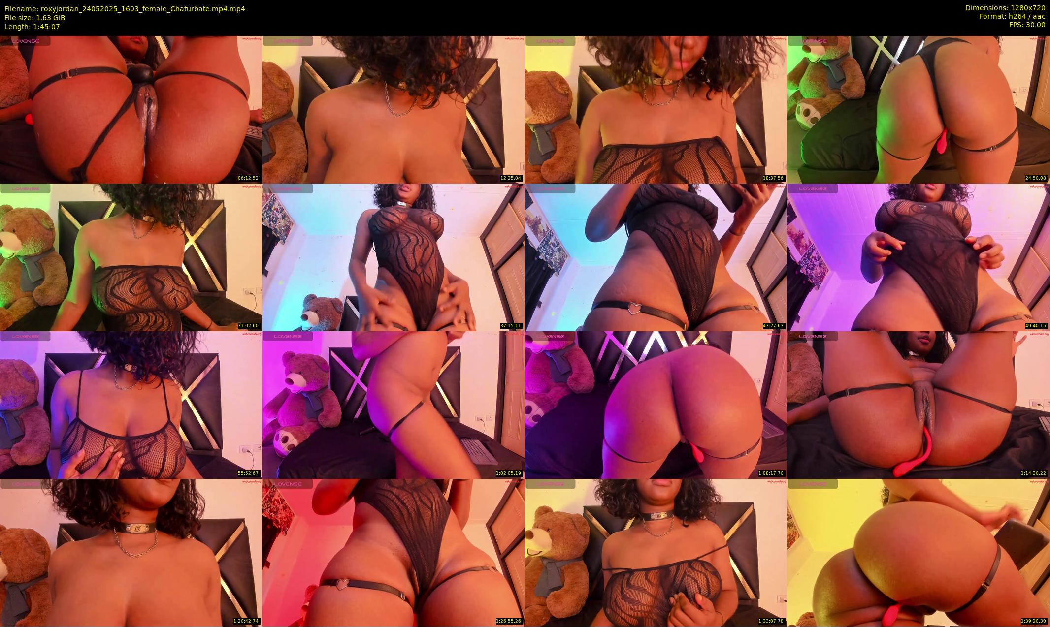 roxyjordan — 106 minute Chaturbate female cam show recording, 720p, May 24, 2025
