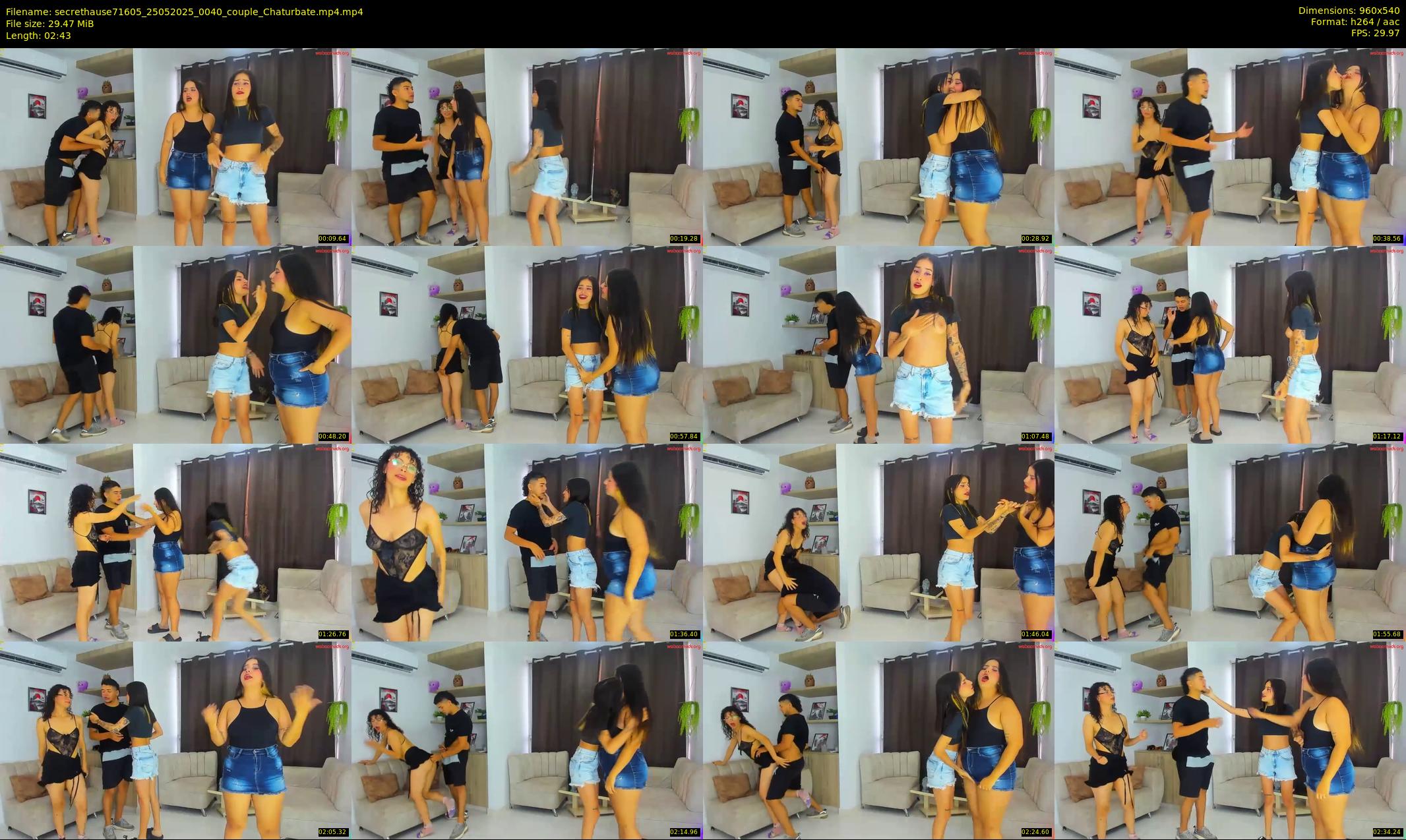 secrethause71605 — 3 minute Chaturbate couple cam show recording, 480p, May 25, 2025