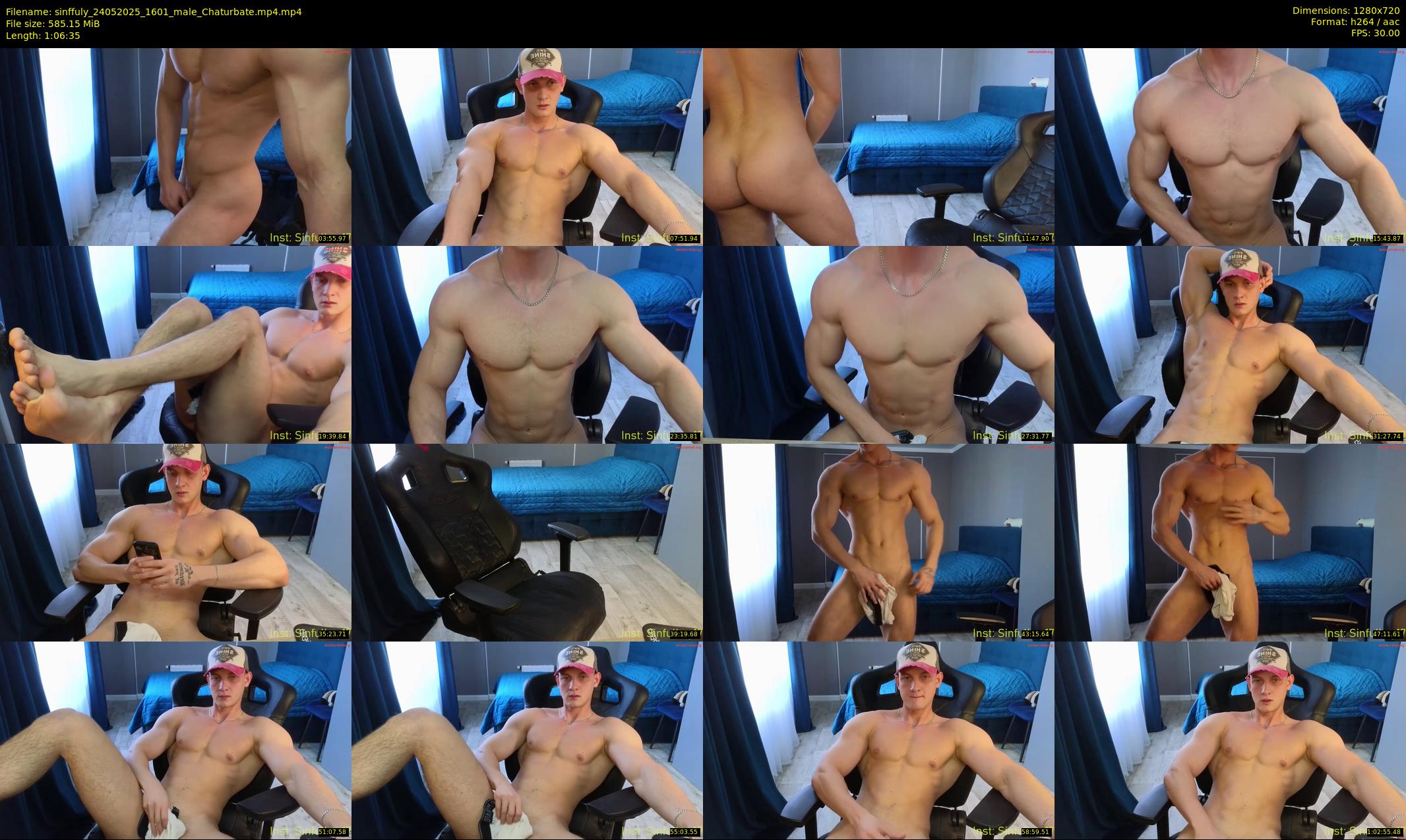 sinffuly — 67 minute Chaturbate male cam show recording, 720p, May 24, 2025